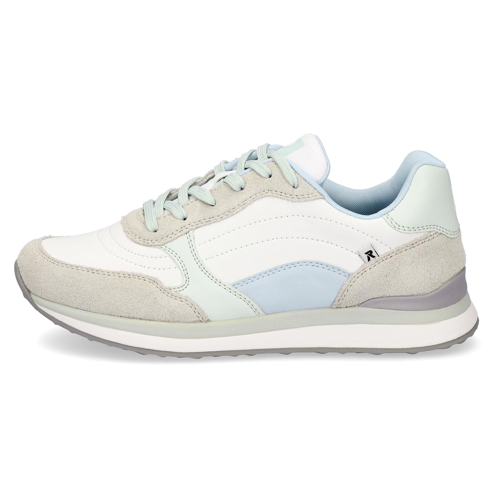 Rieker Evolution women's leather sneakers pastel