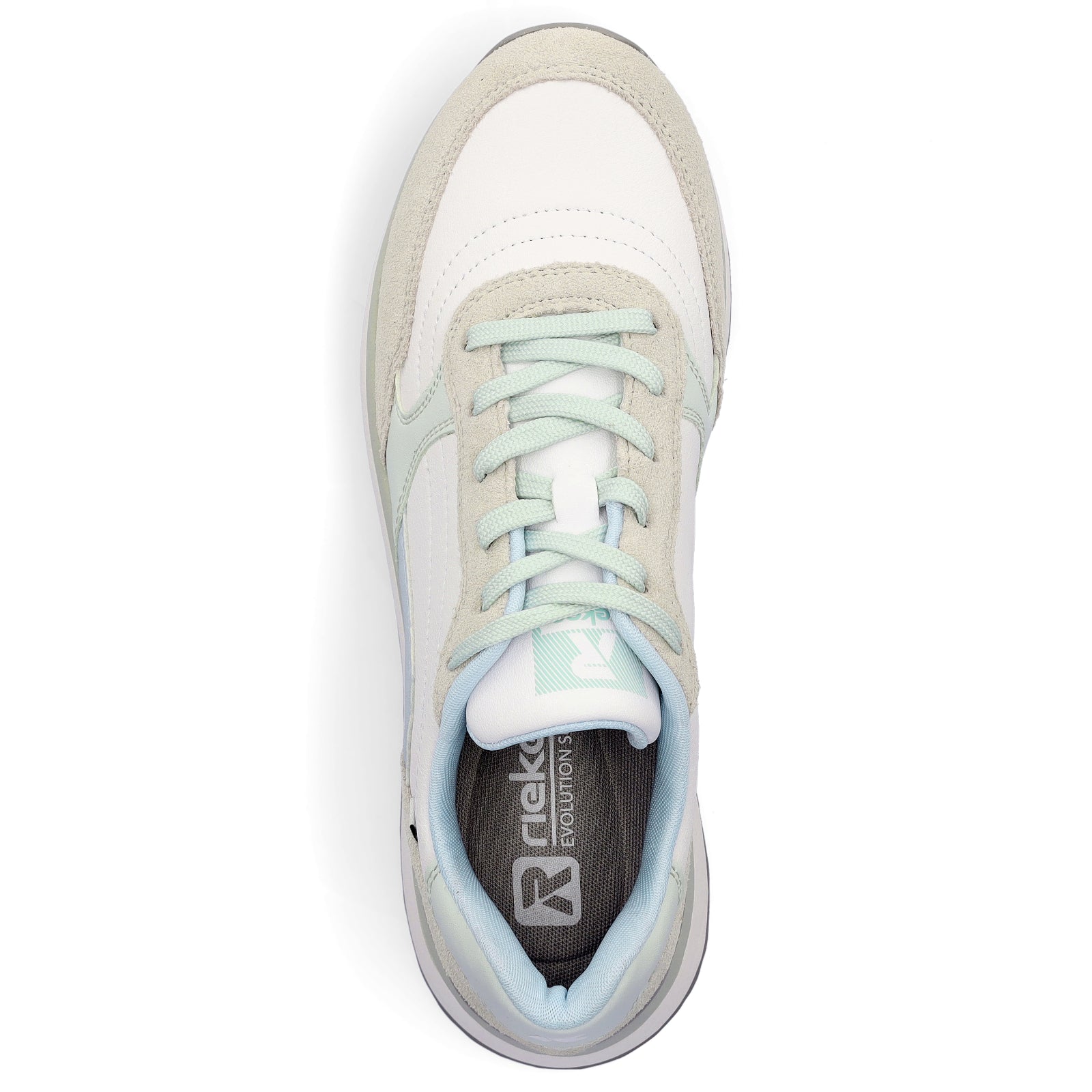 Rieker Evolution women's leather sneakers pastel