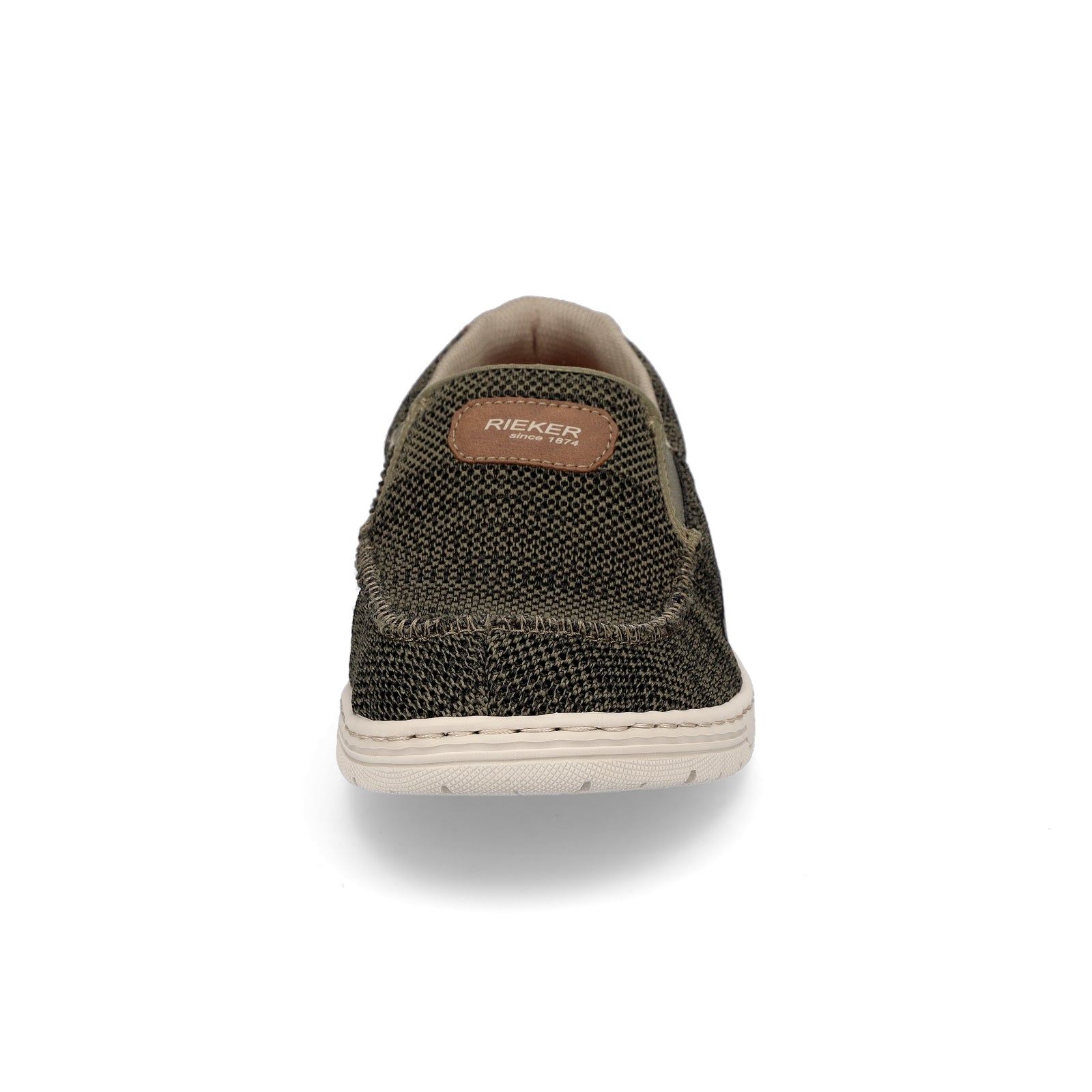 Rieker Herren Mesh Slipper khaki grün