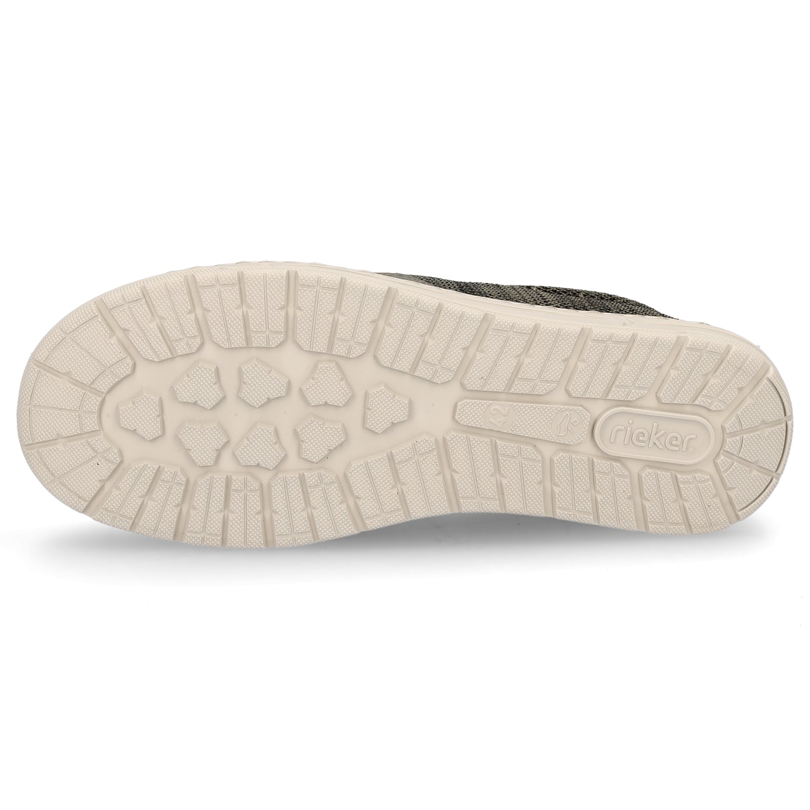 Rieker Herren Mesh Slipper khaki grün