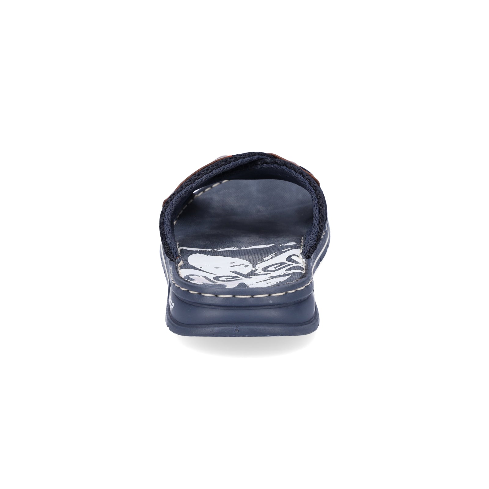 Rieker Herren Pantolette blau