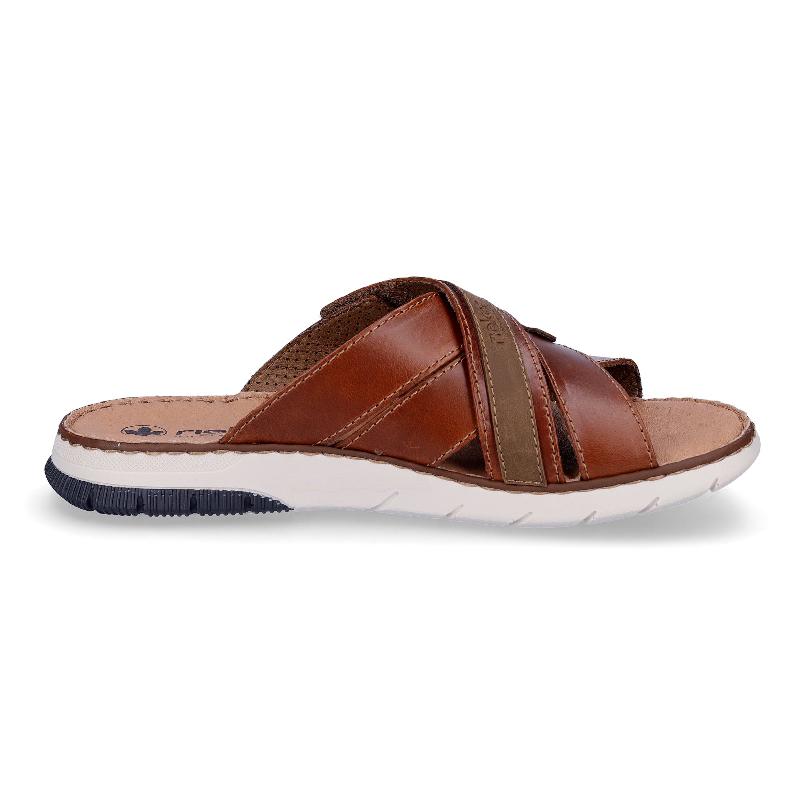 Rieker Herren Pantolette braun