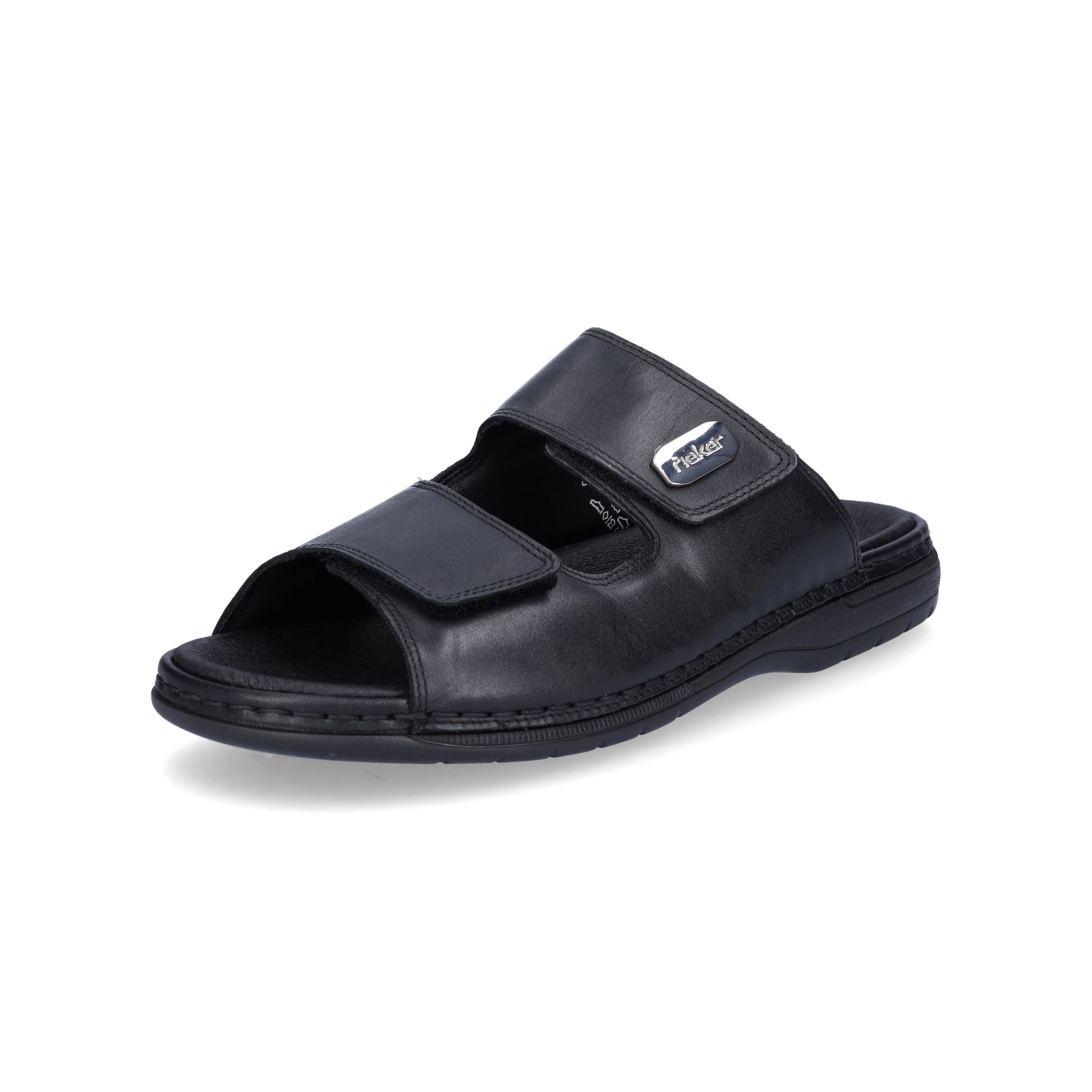 Rieker Herren Pantolette schwarz