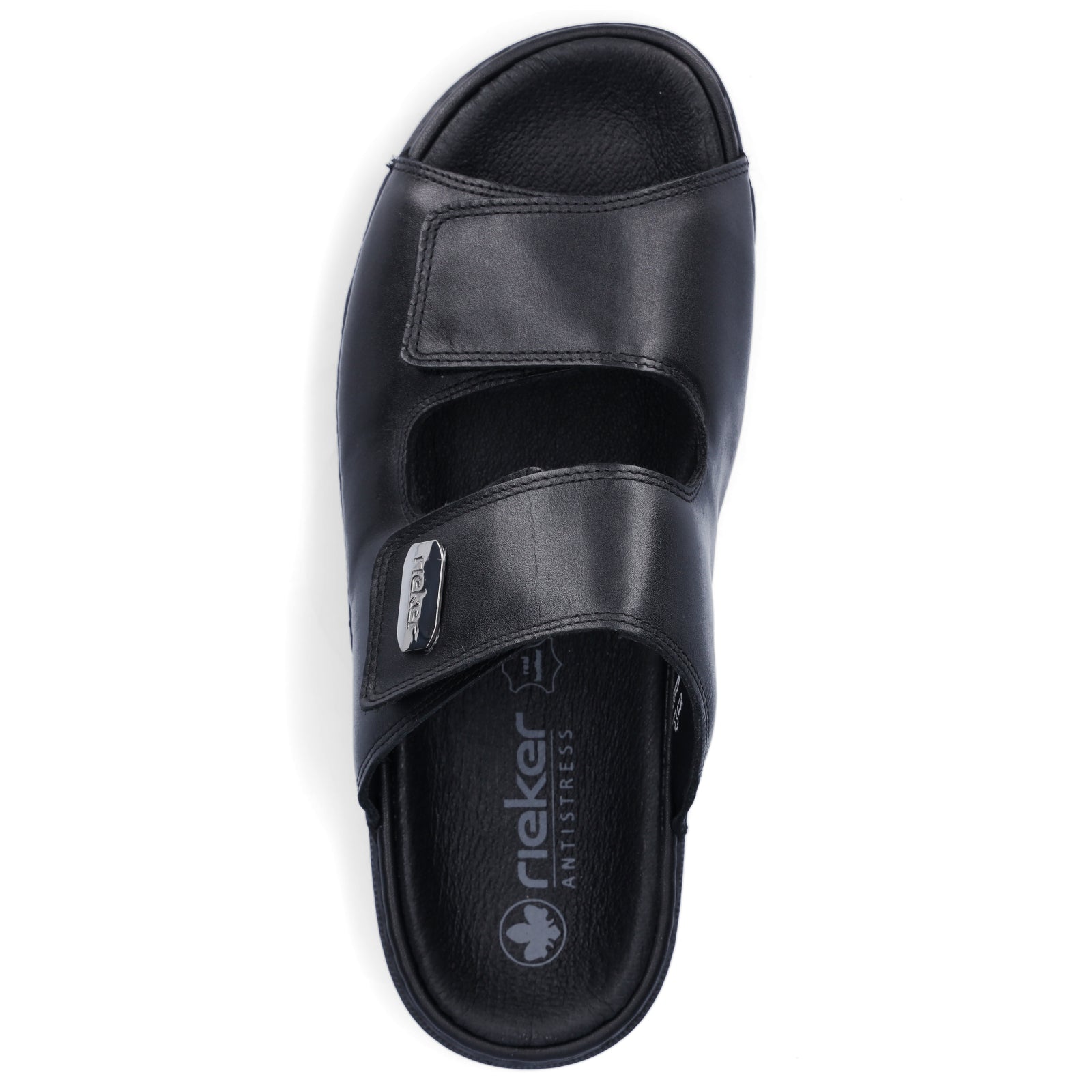 Rieker Herren Pantolette schwarz