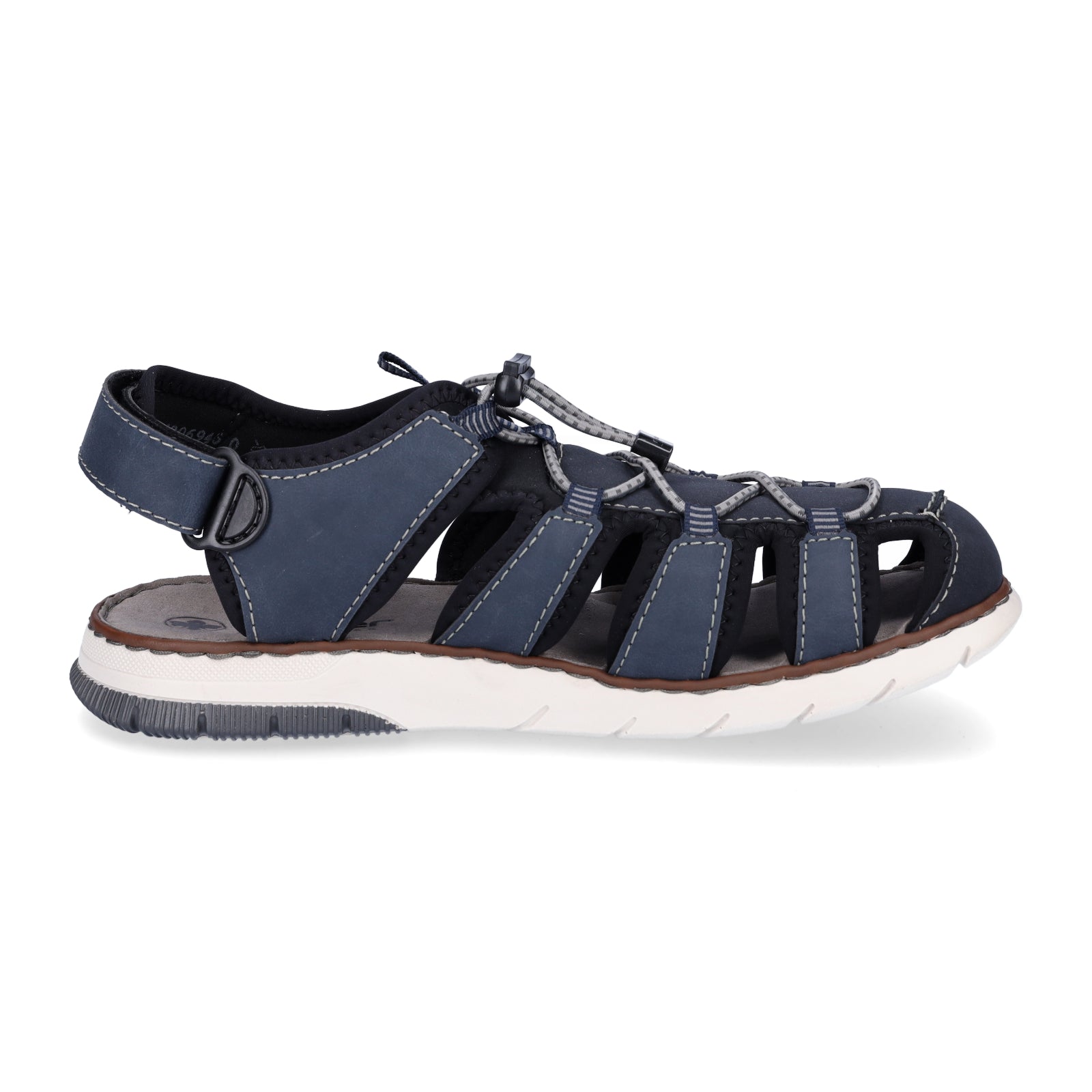 Rieker Herren Trekking Sandale blau
