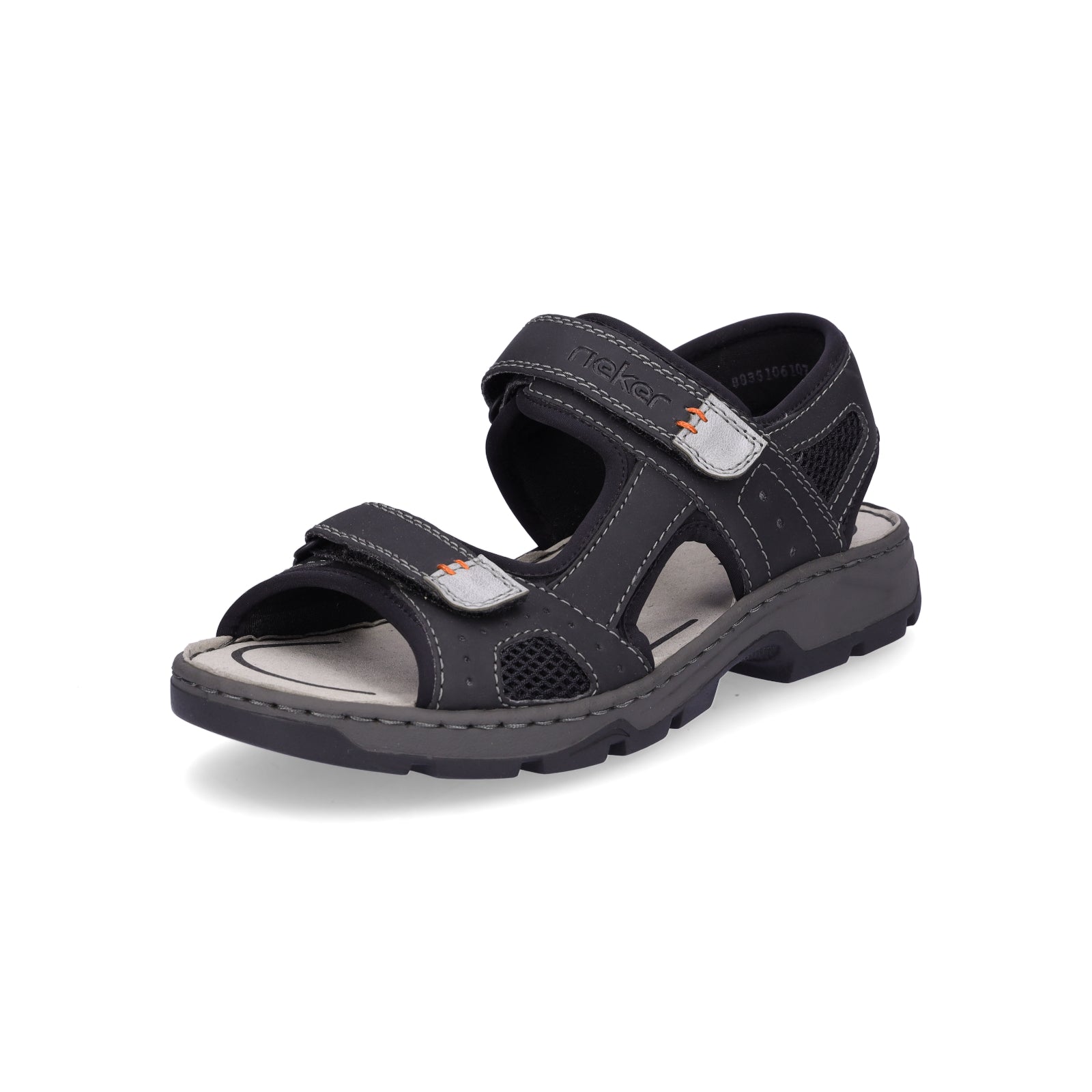Rieker Herren Sandale schwarz