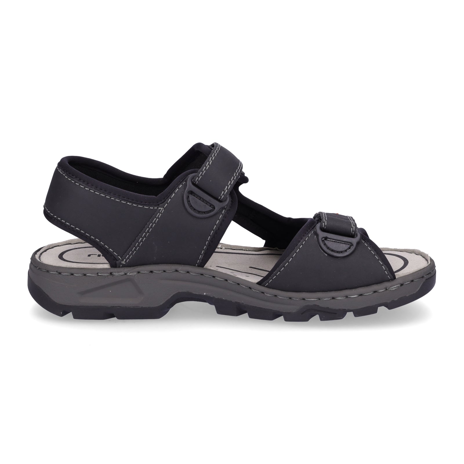 Rieker Herren Sandale schwarz