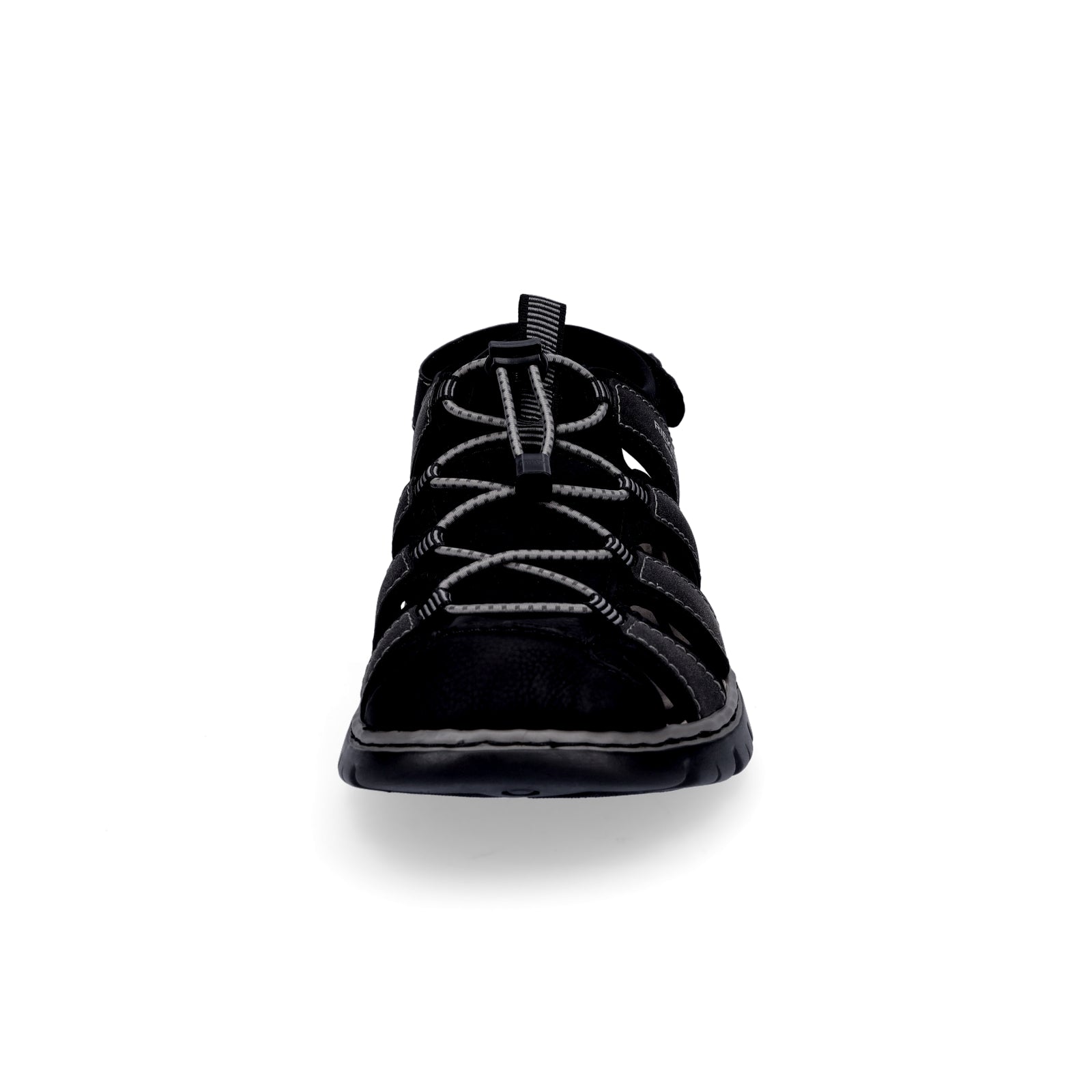 Rieker Herren Trekking Sandale schwarz