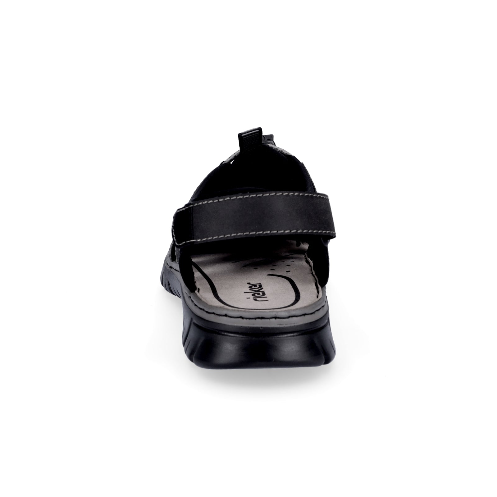 Rieker Herren Trekking Sandale schwarz