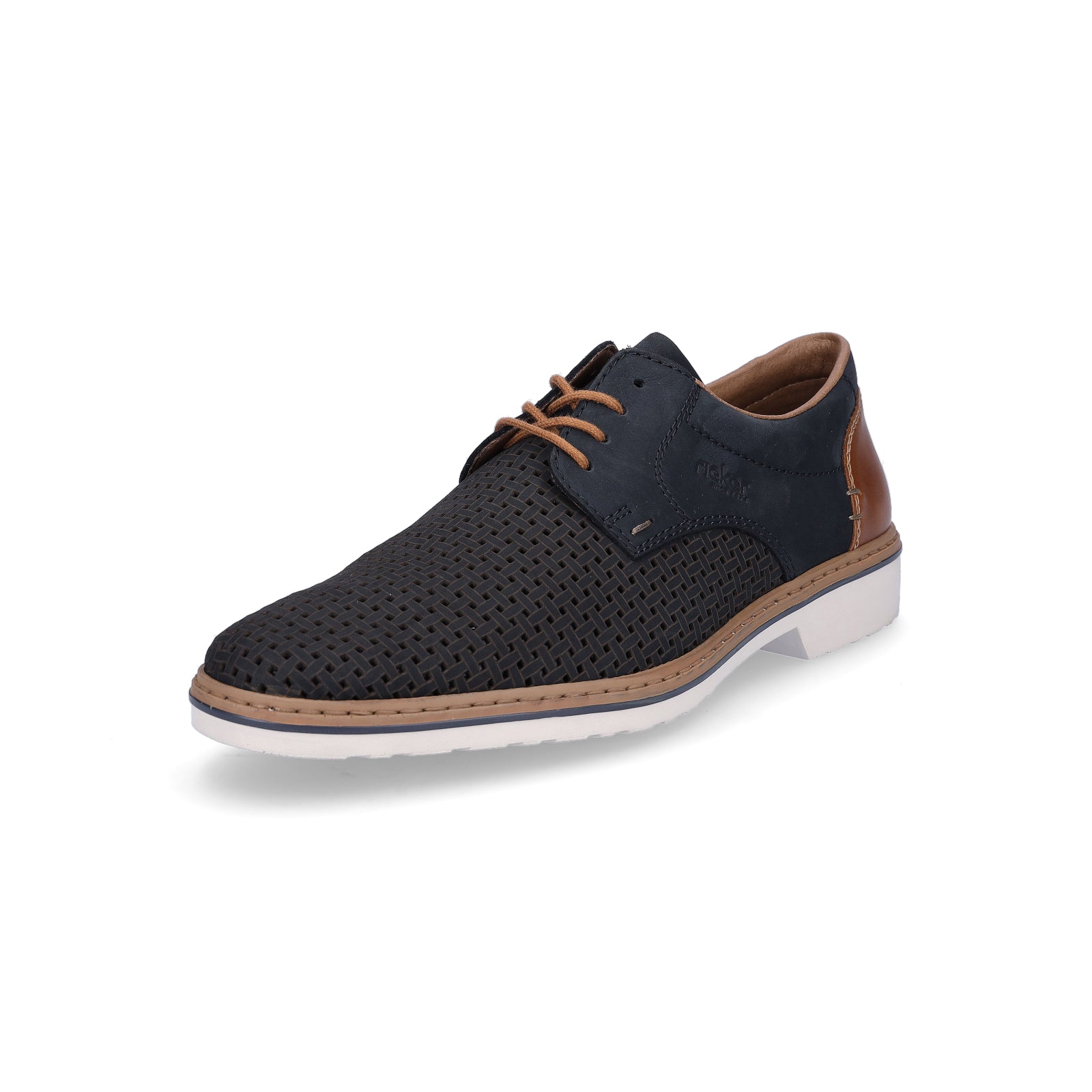 Rieker men's lace-up shoe blue