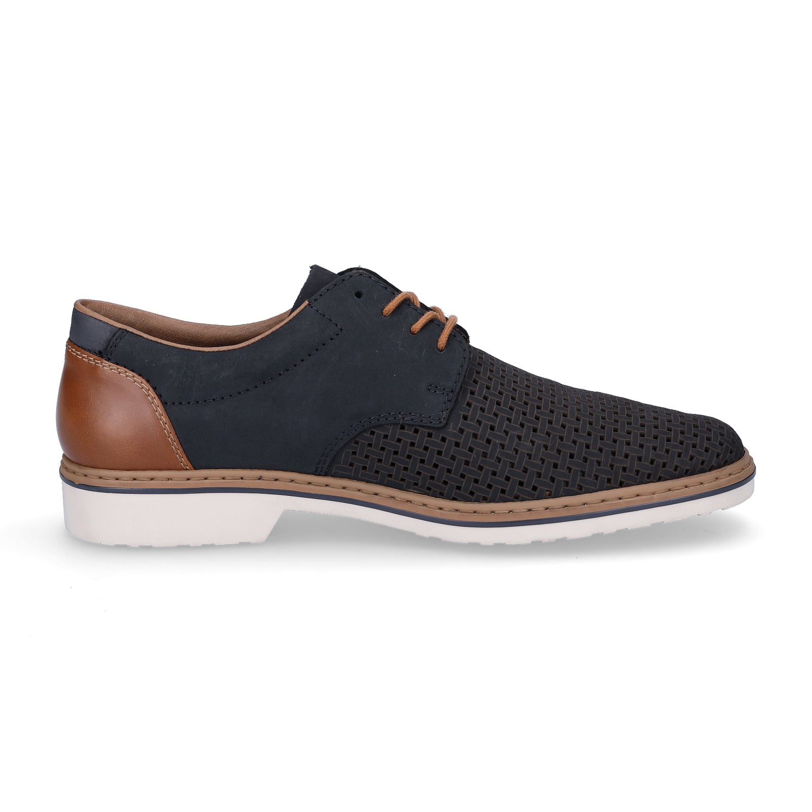 Rieker Herren Schnürschuh blau