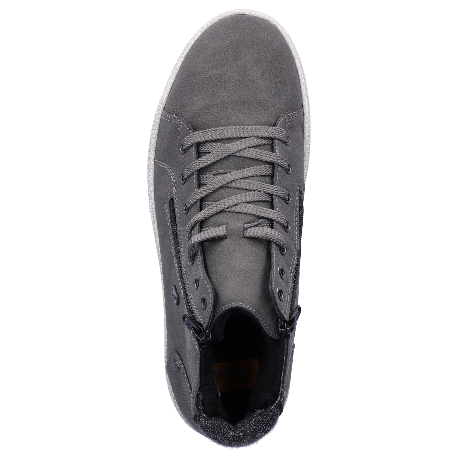 Rieker men's lace-up boot gray