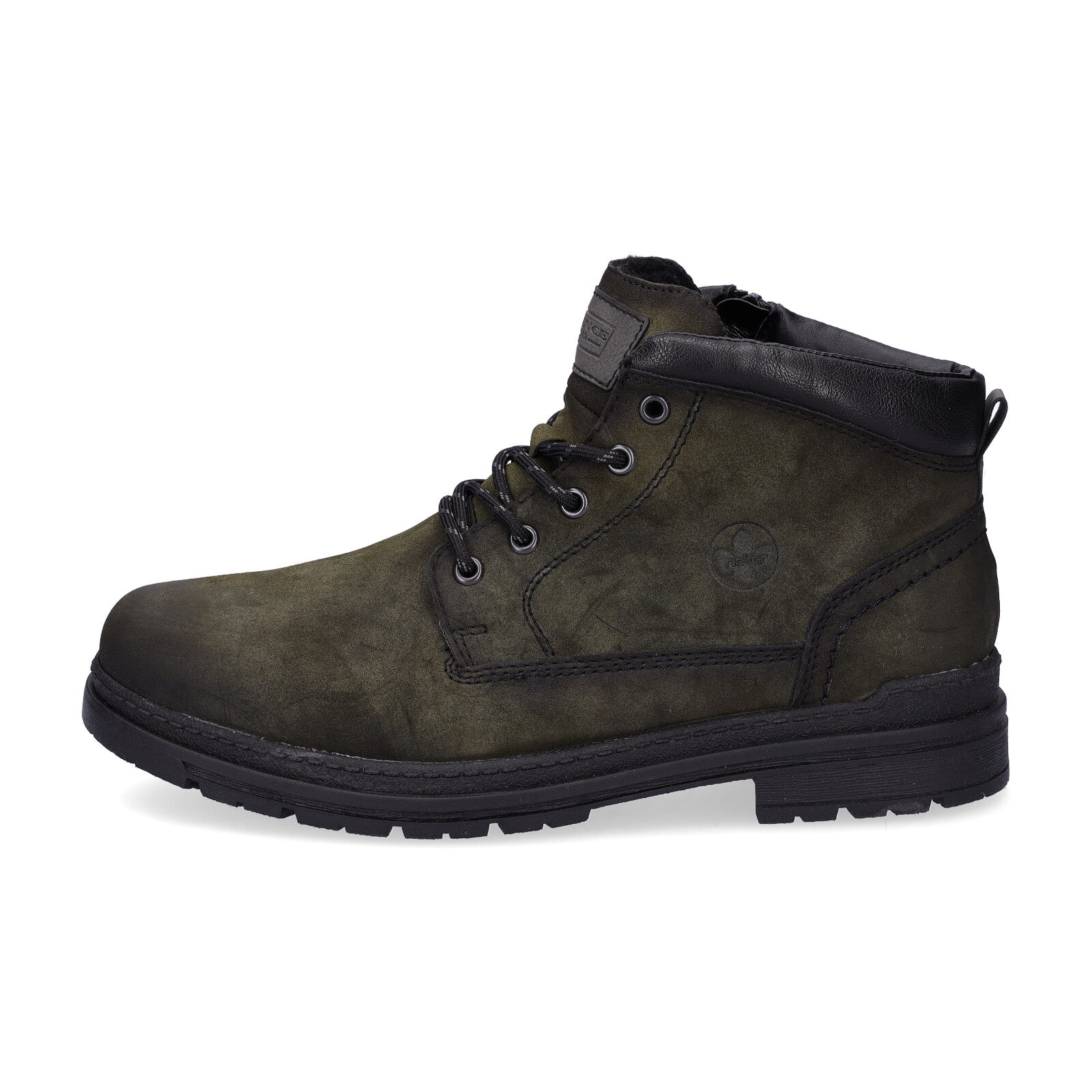 Rieker men's lace-up boot green