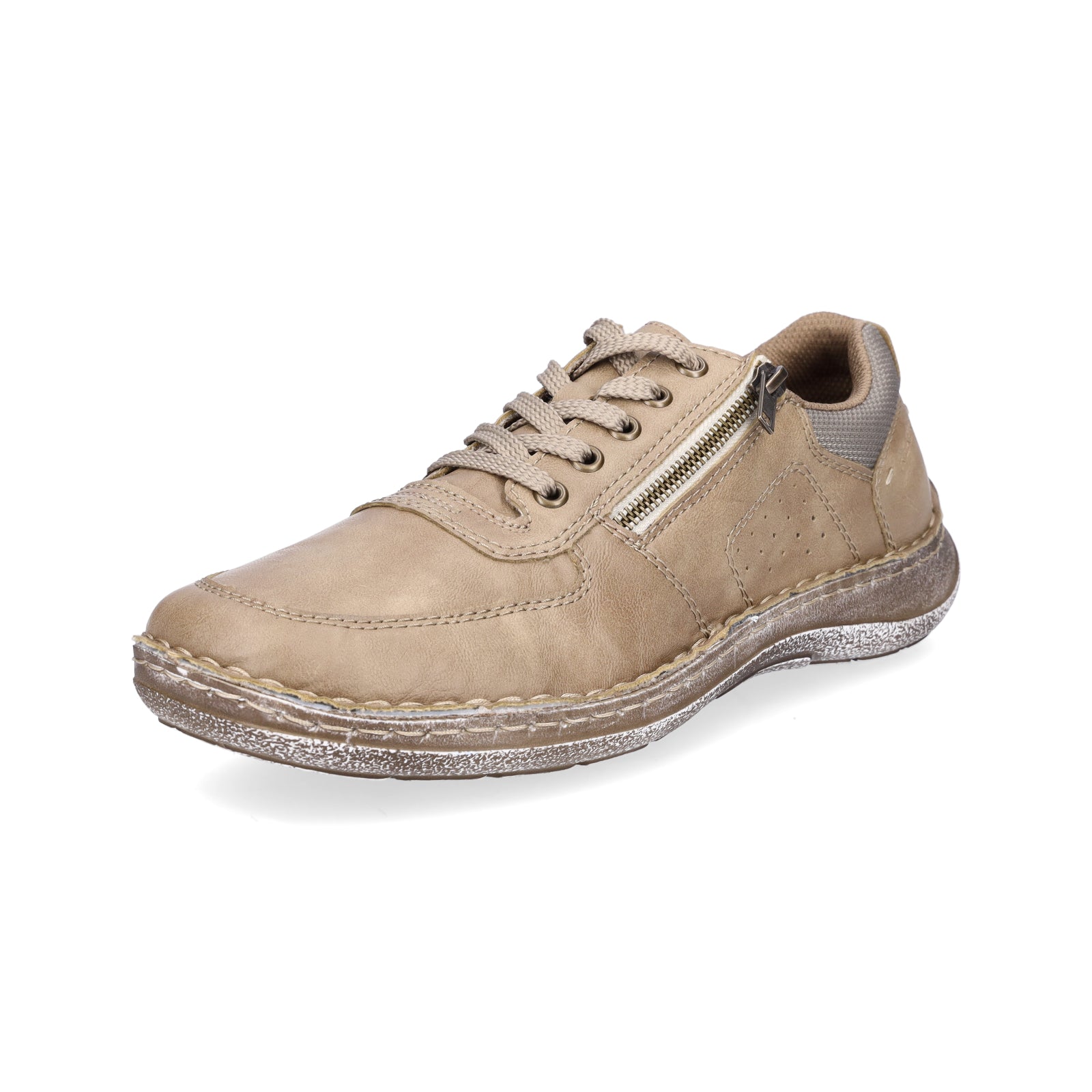 Rieker Herren Schnürschuh beige