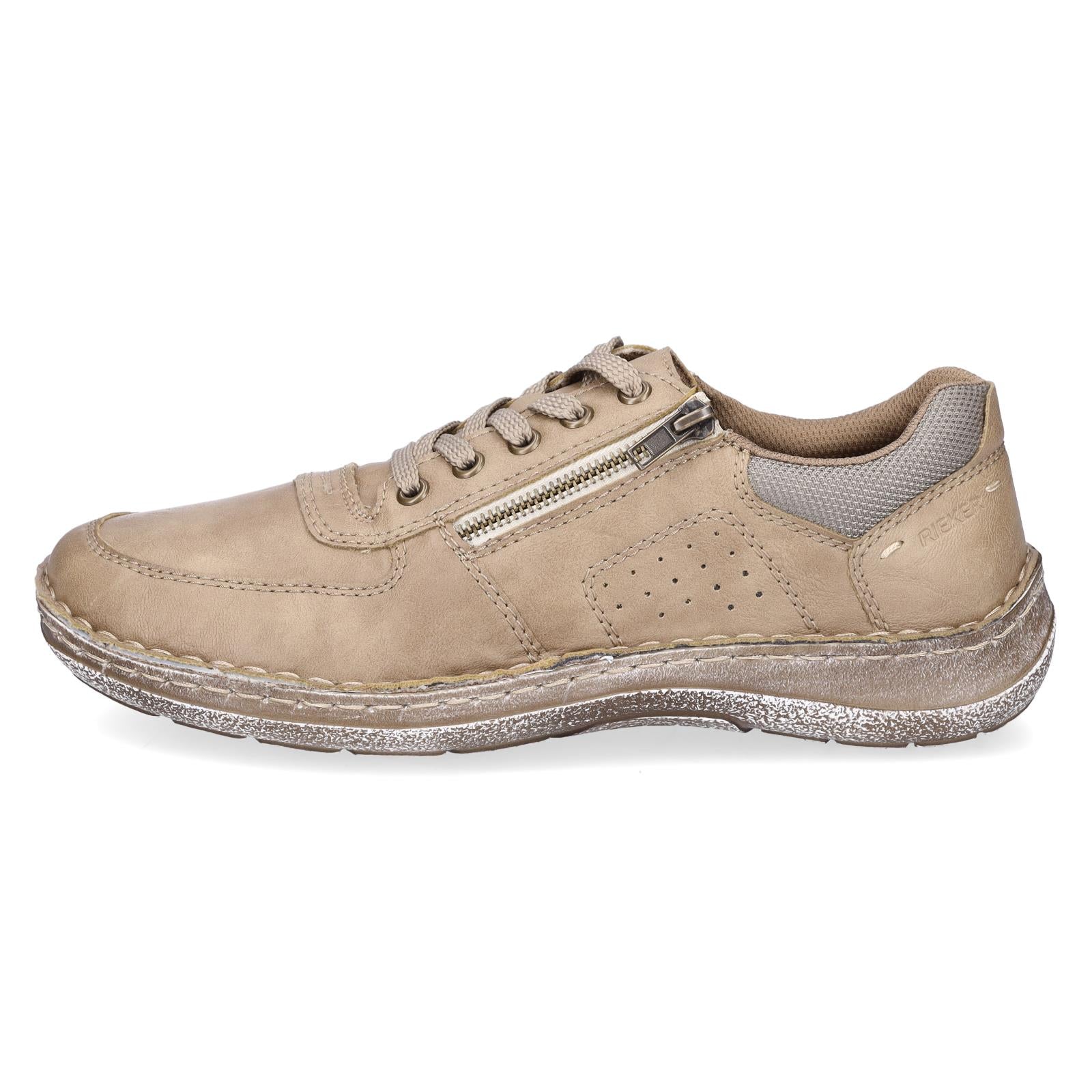 Rieker Herren Schnürschuh beige