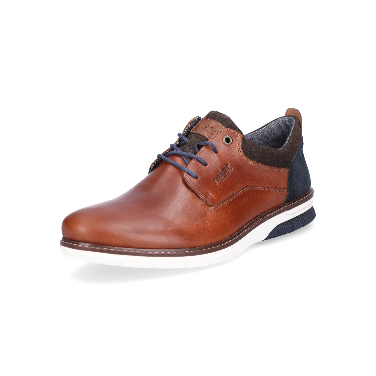Rieker men's lace-up shoe brown