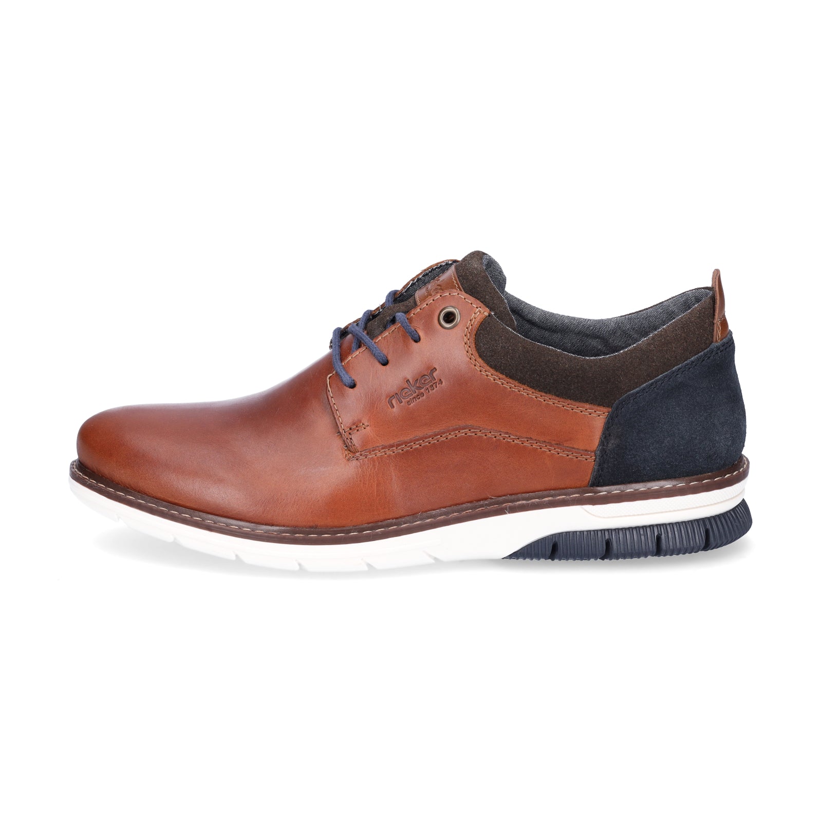 Rieker Herren Schnürschuh braun