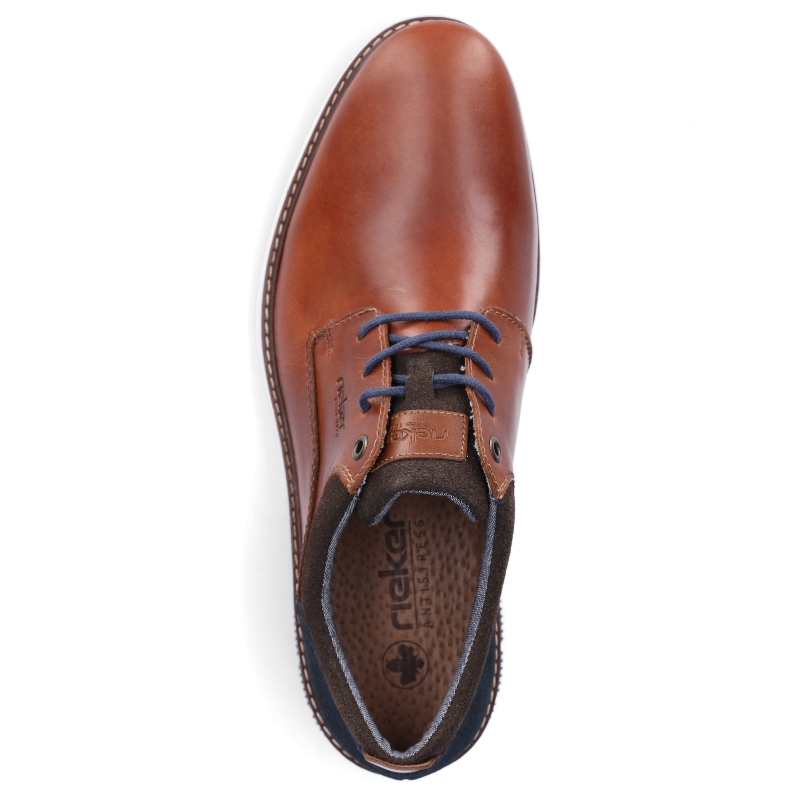 Rieker Herren Schnürschuh braun