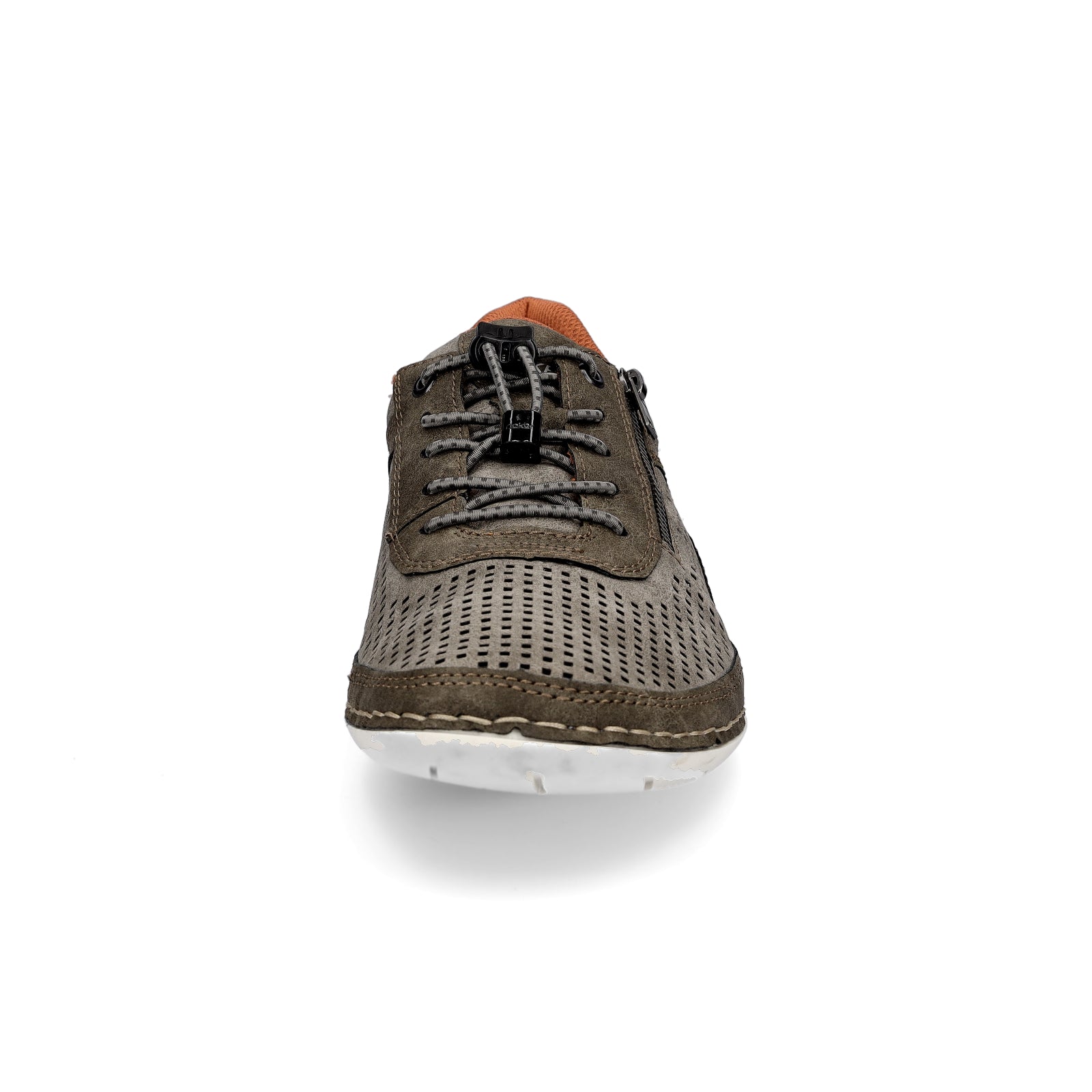 Rieker Herren Slipper braun grau