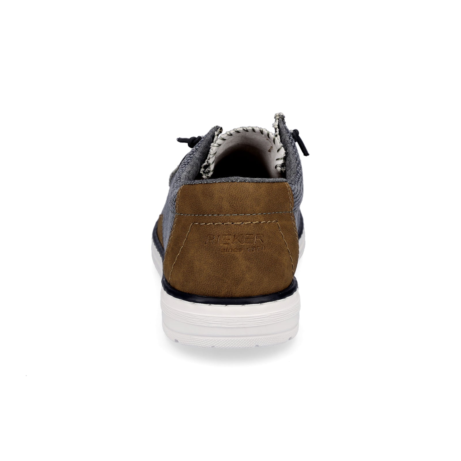 Rieker Herren Canvas Slipper denim blau
