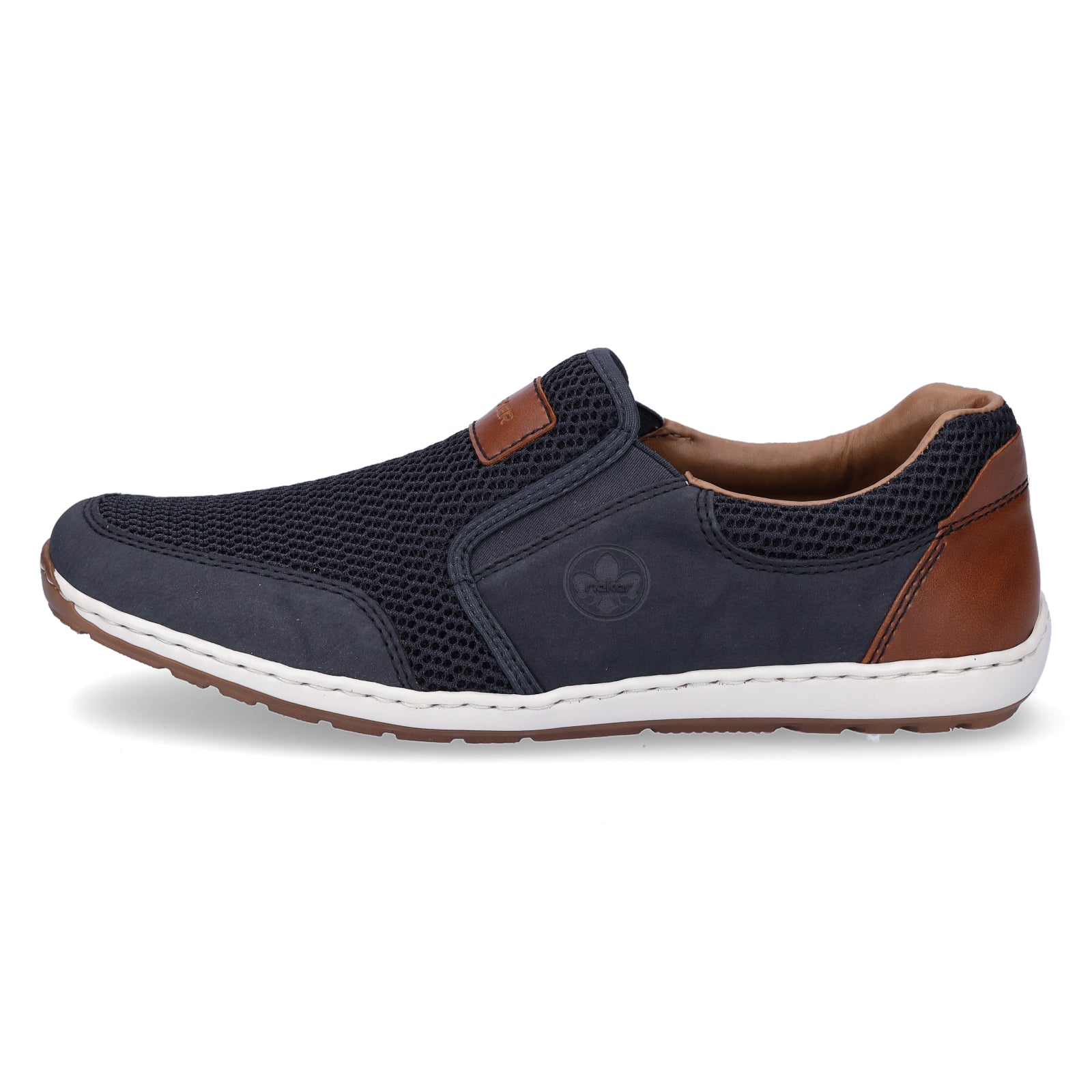 Rieker men's slippers blue