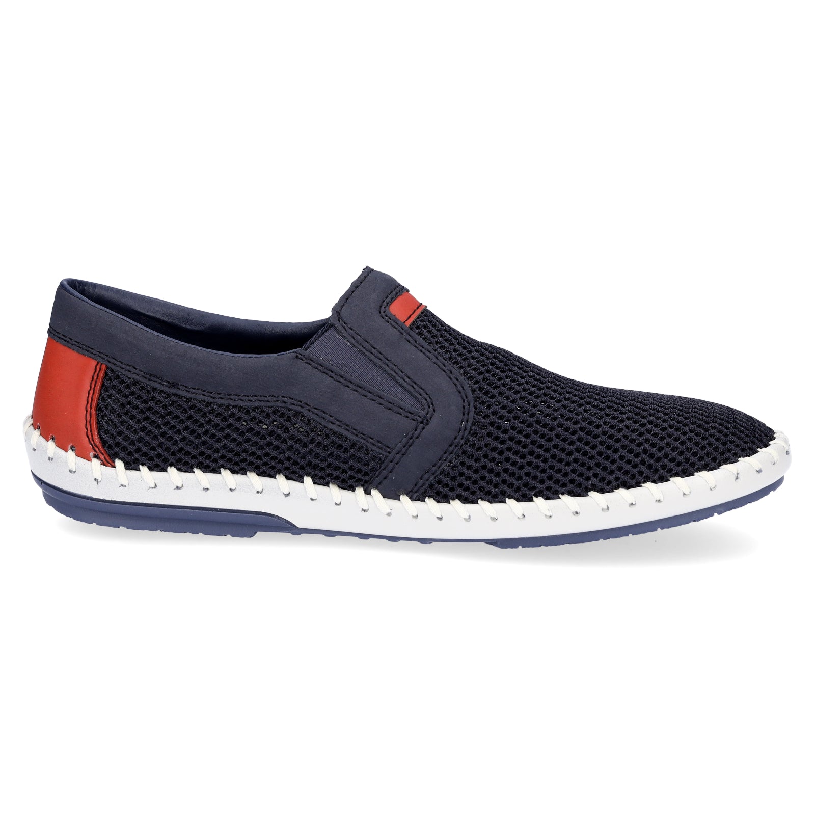 Rieker Herren Slipper blau