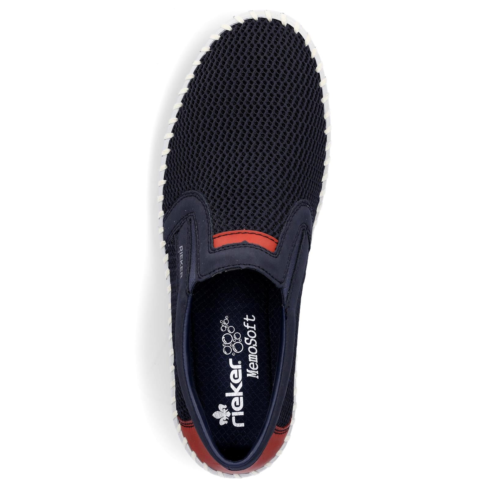 Rieker Herren Slipper blau