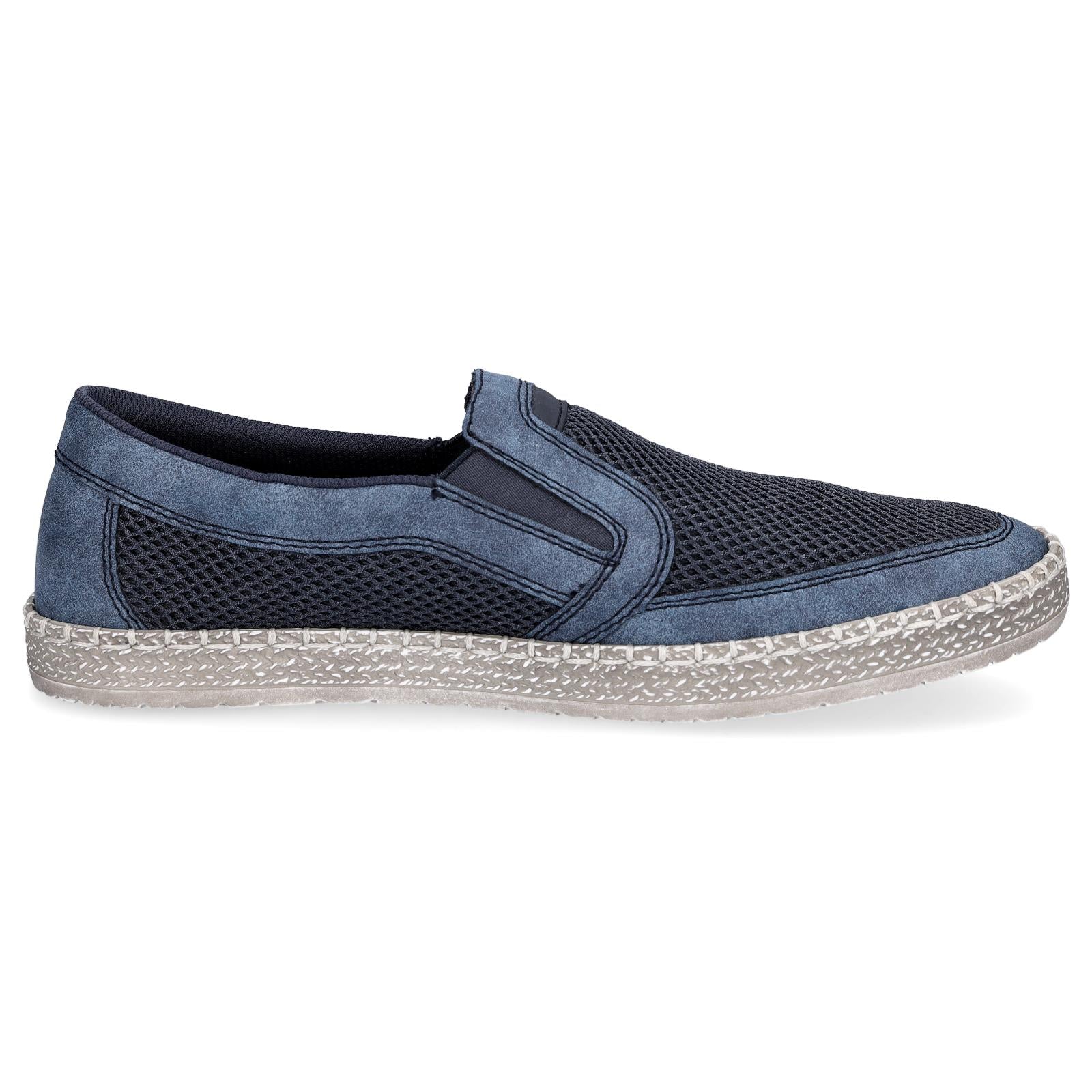Rieker men's slippers blue