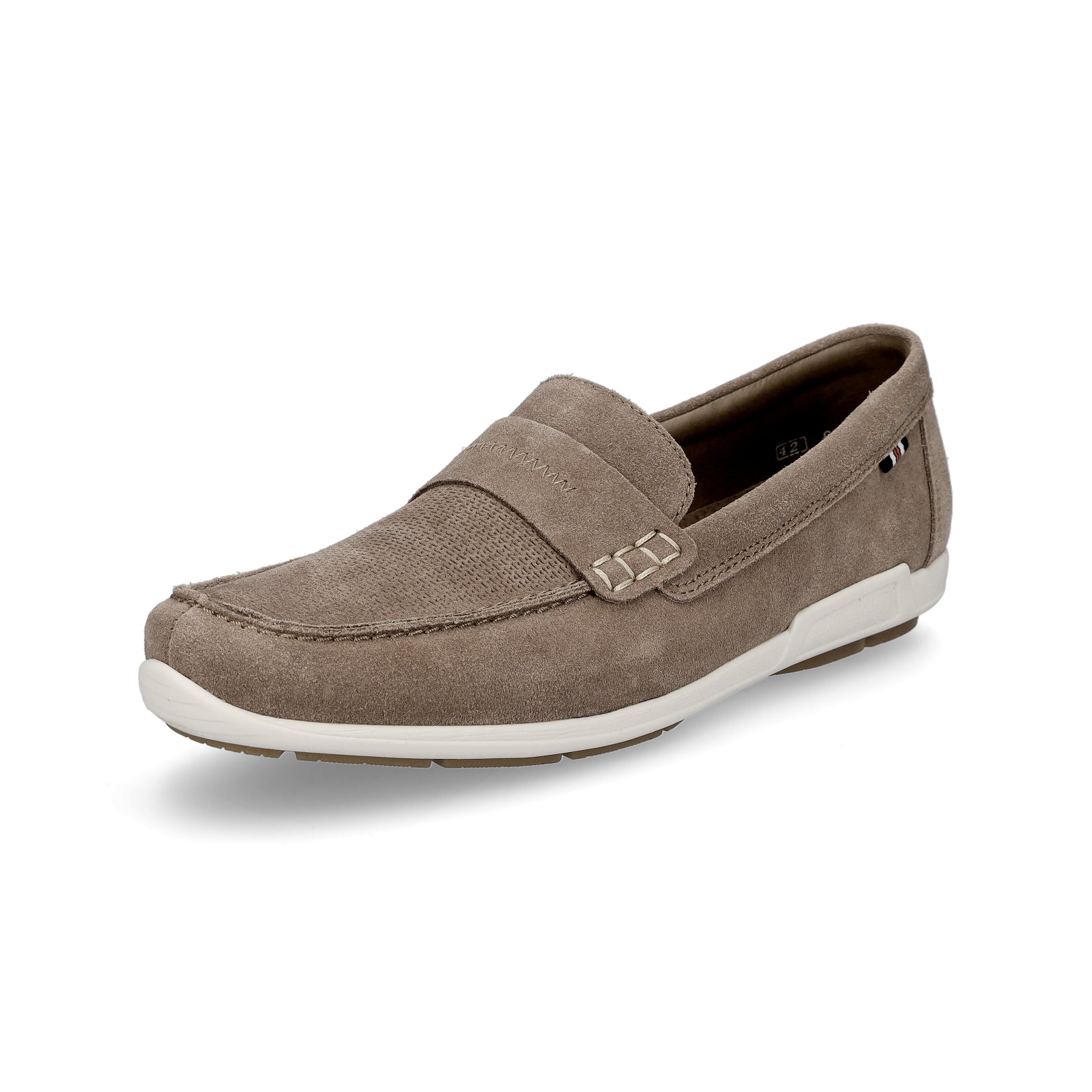 Rieker Herren Leder Slipper beige