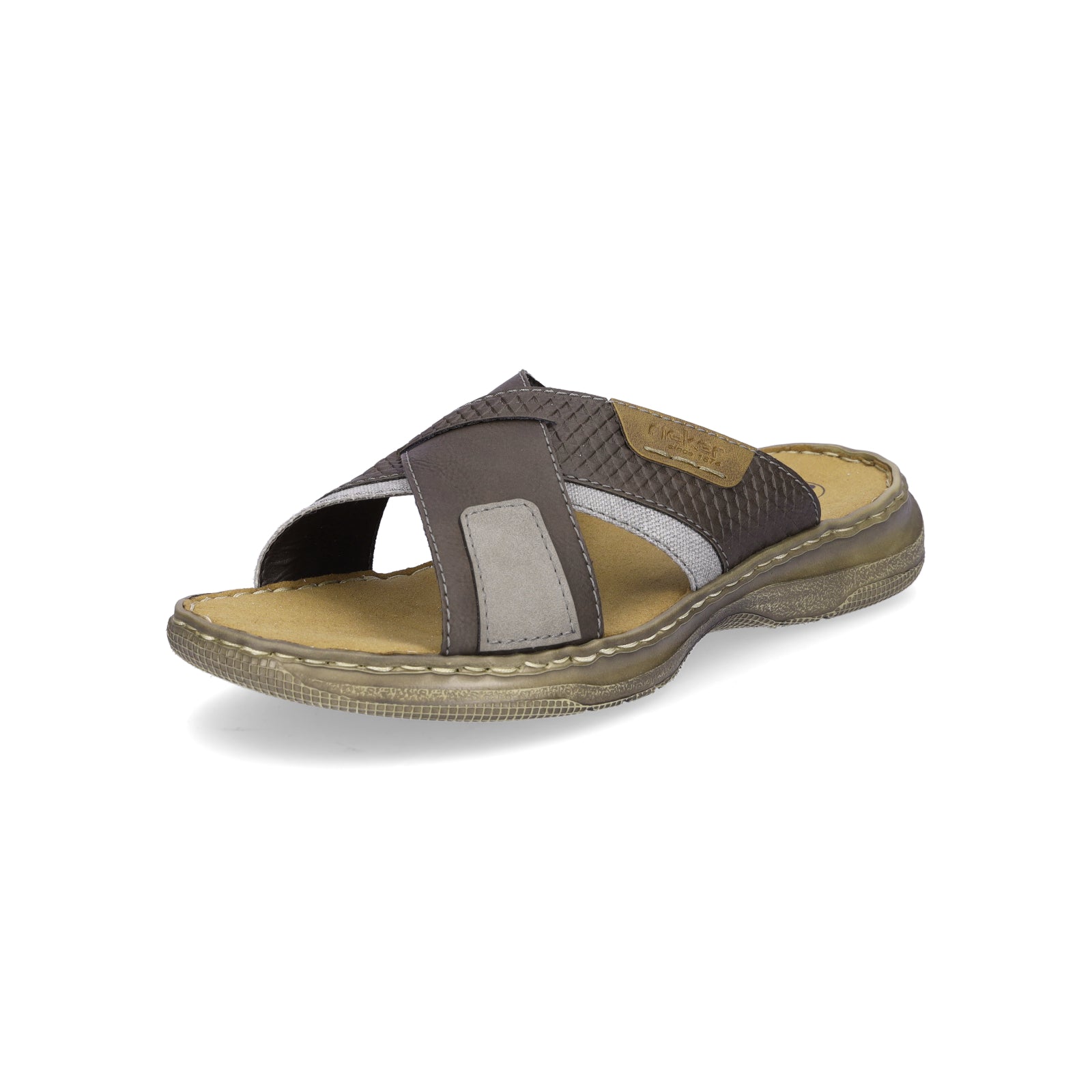 Rieker Herren Pantolette braun