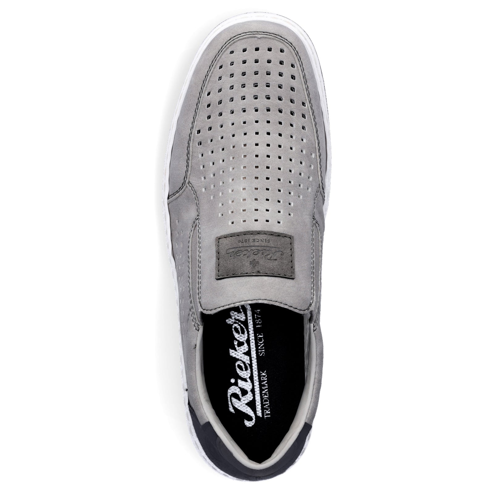 Rieker men's slippers gray