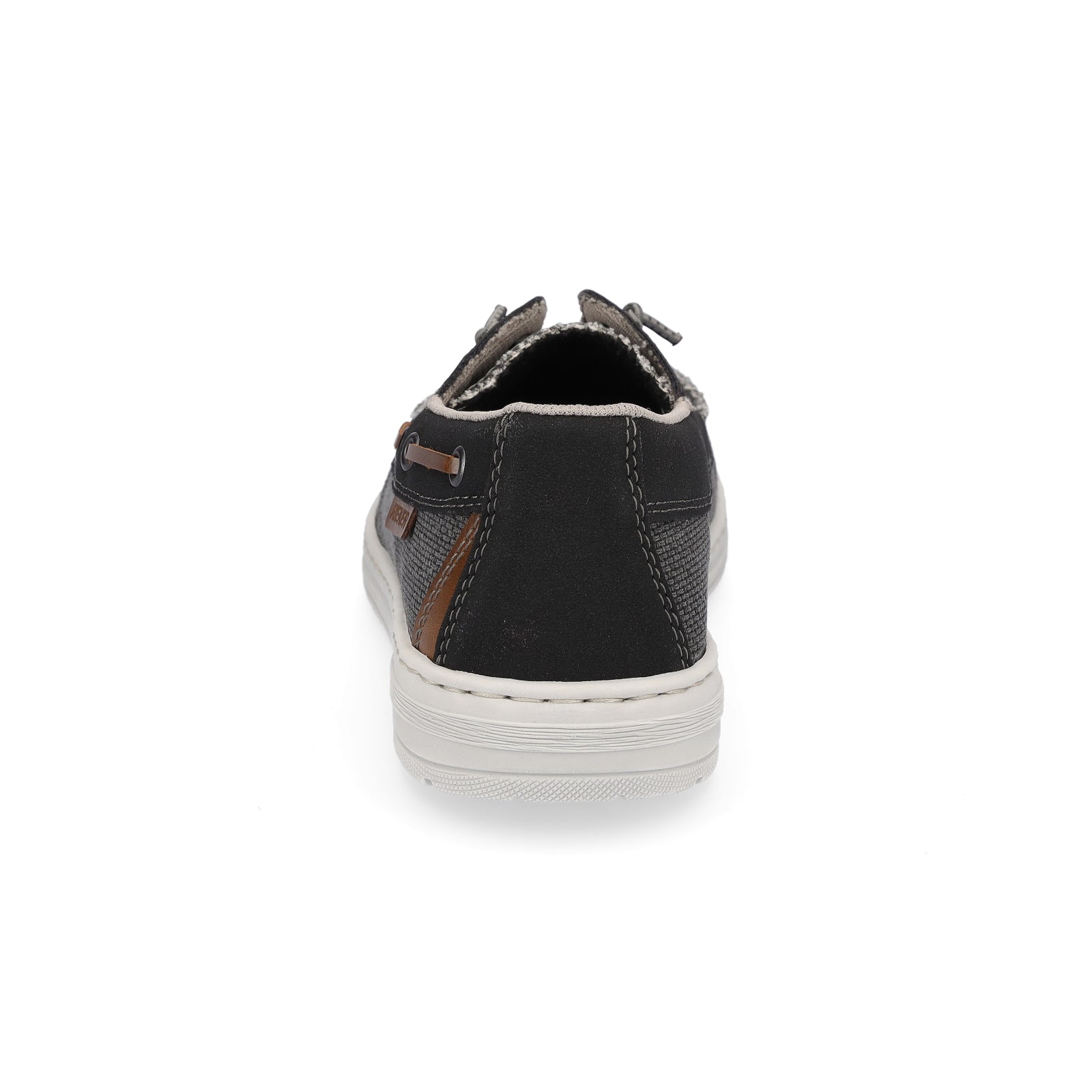 Rieker men's canvas slipper black