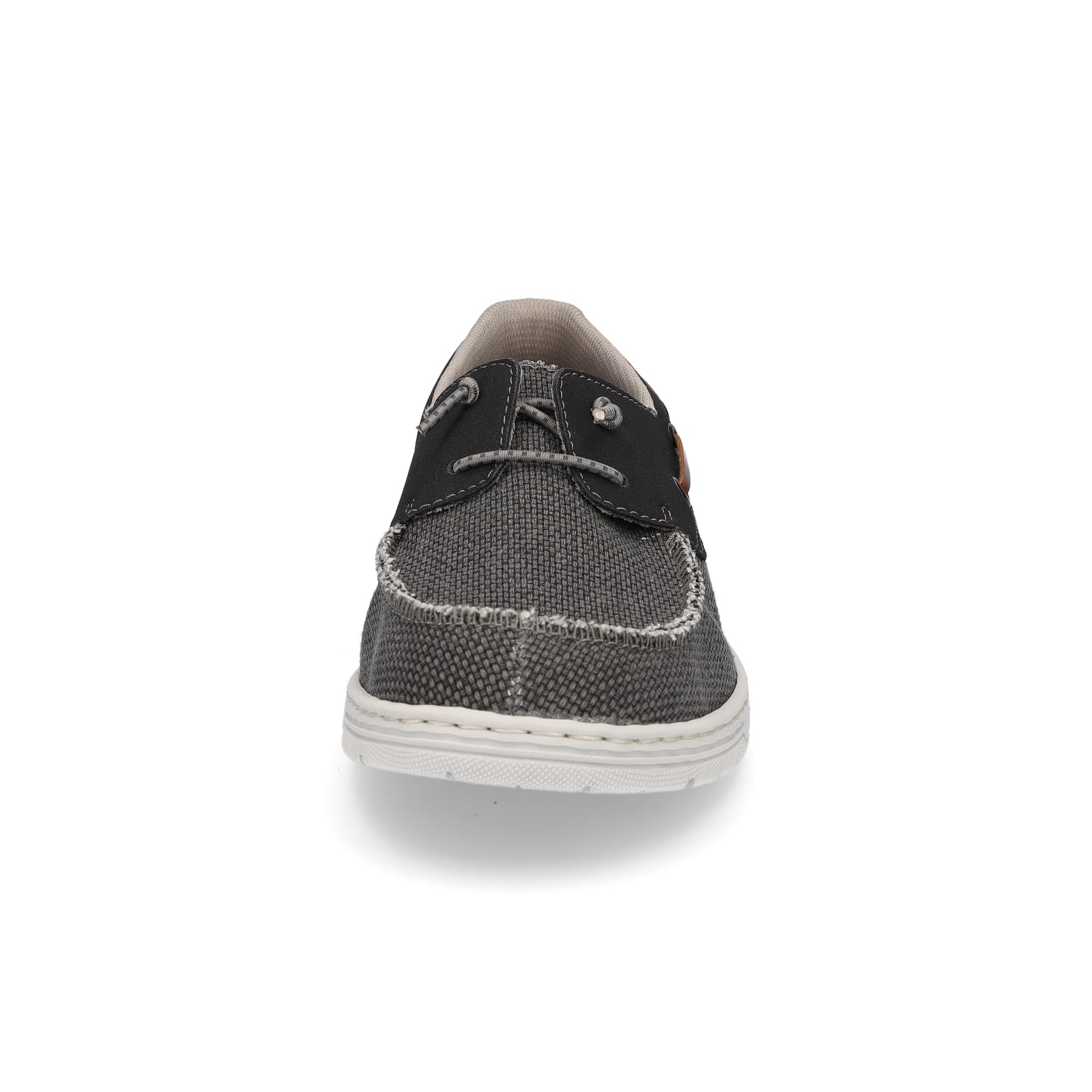 Rieker men's canvas slipper black