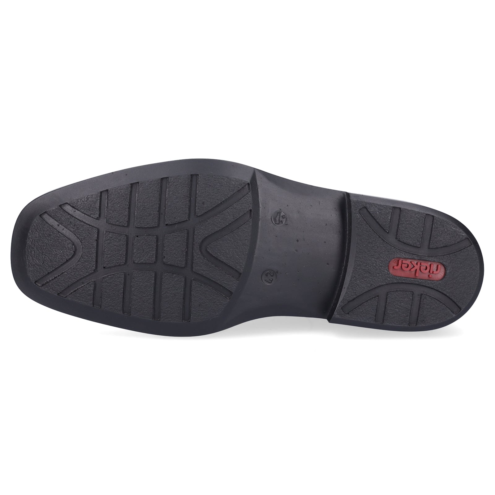 Rieker Herren Business Leder Slipper schwarz