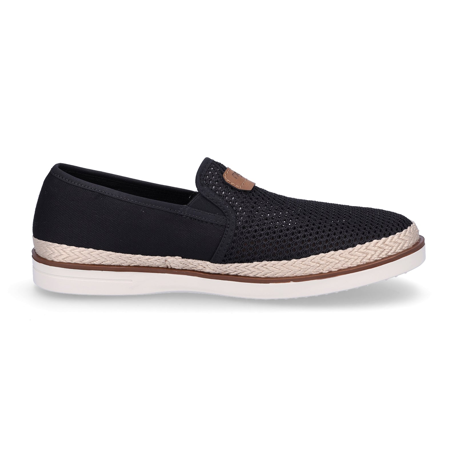Rieker Herren Slipper schwarz