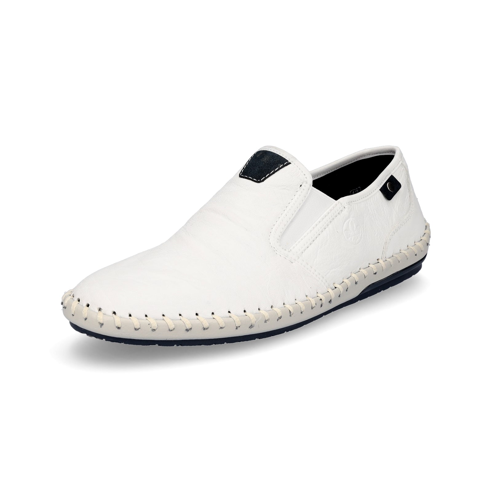 Rieker Herren Slipper weiß