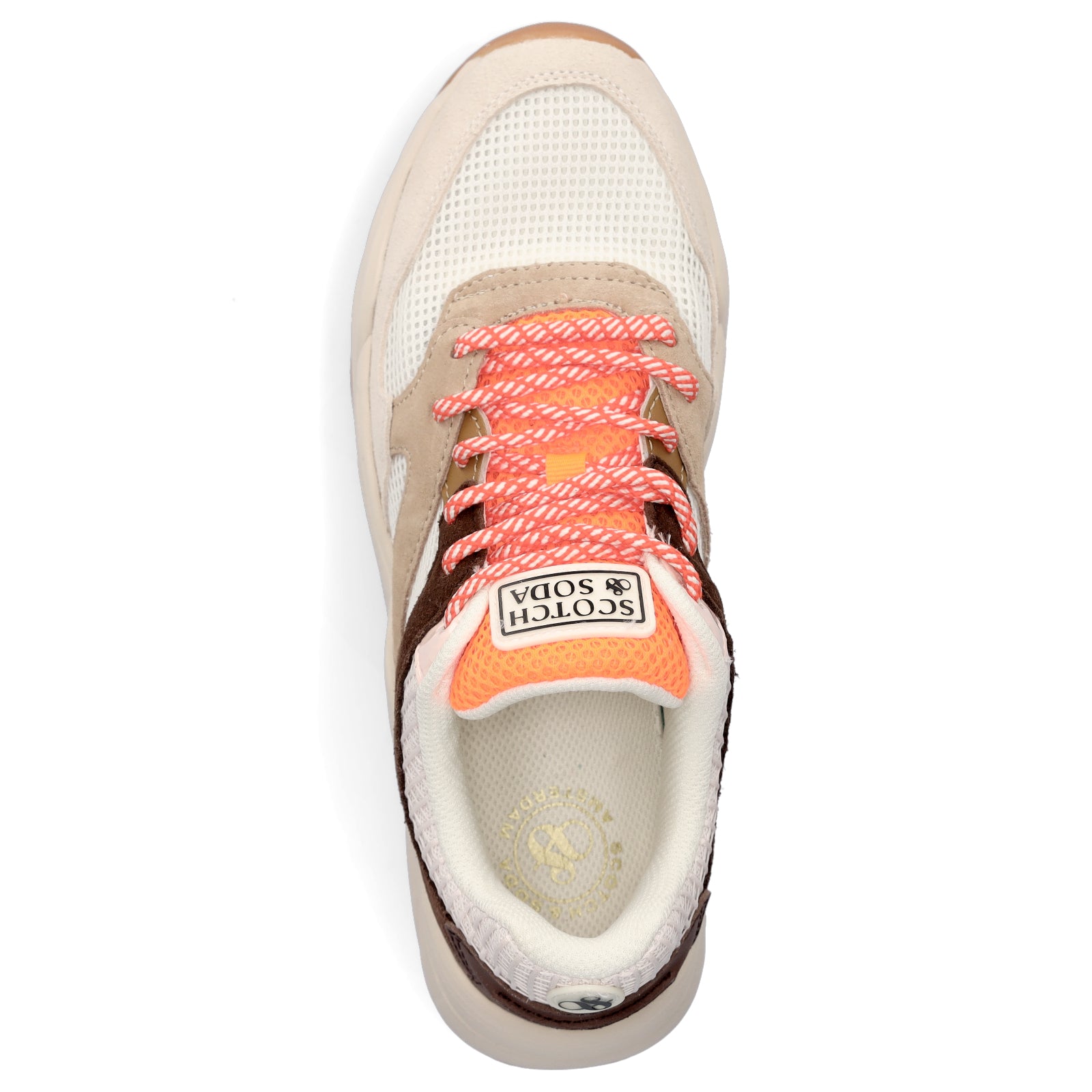 Scotch & Soda Damen Sneaker Celest beige orange