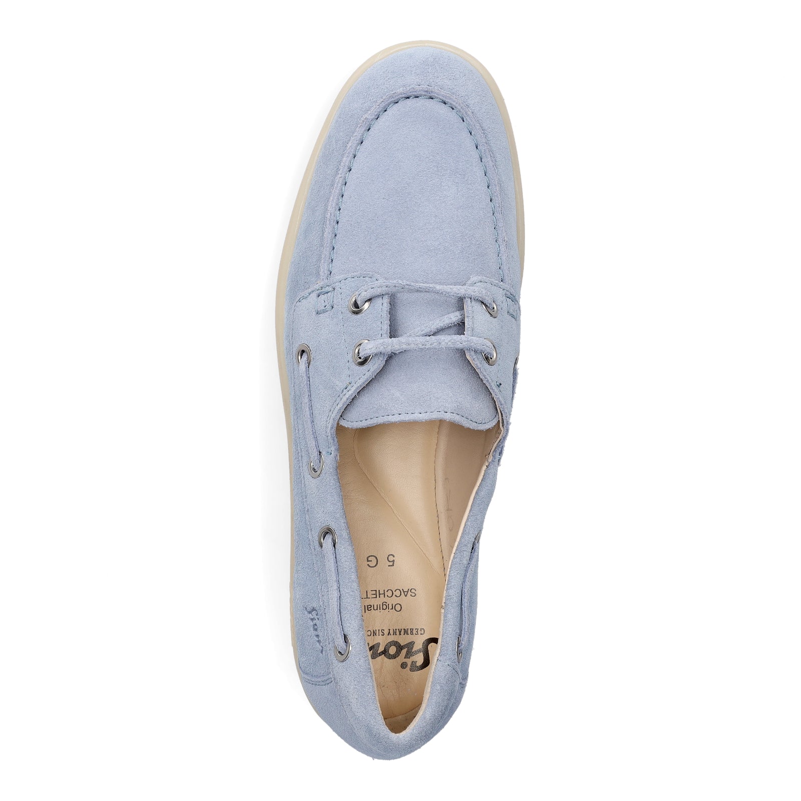 Sioux women's moccasin Melosana-700 light blue