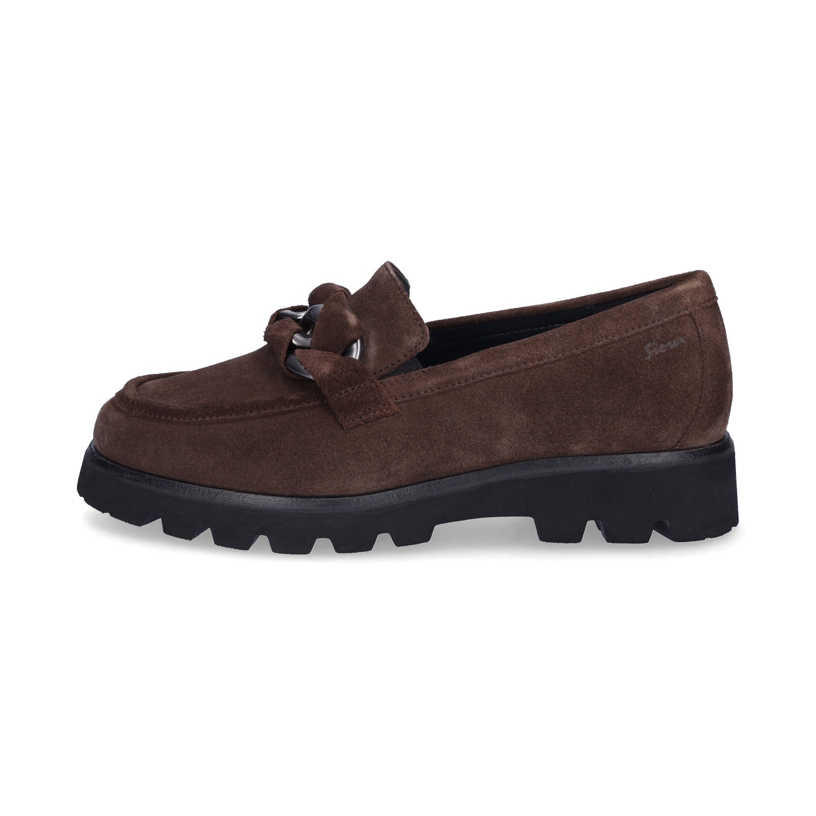 Sioux Damen Slipper Meredira-727-H dunkelbraun