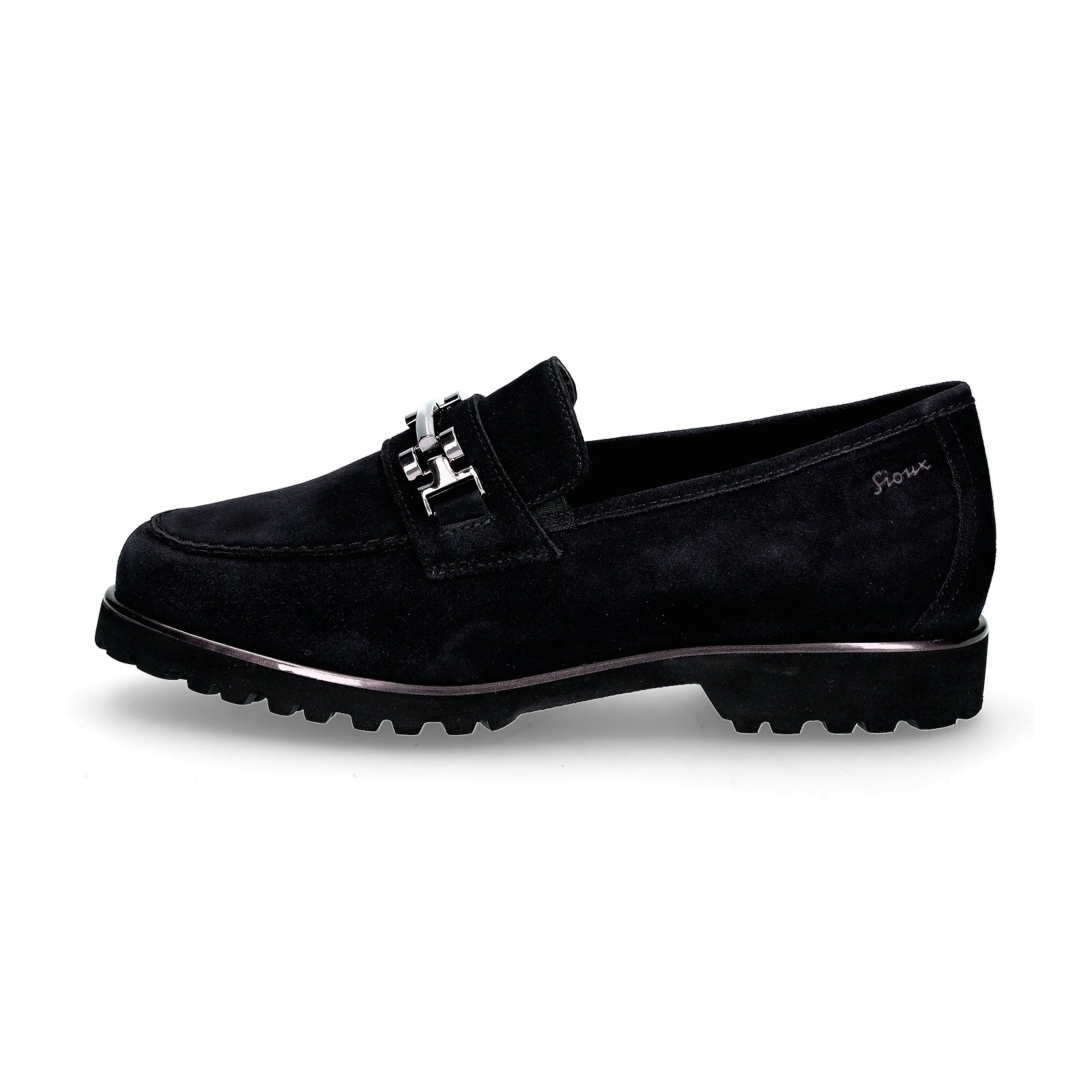Sioux Damen Slipper Meredith-752-H dunkelblau