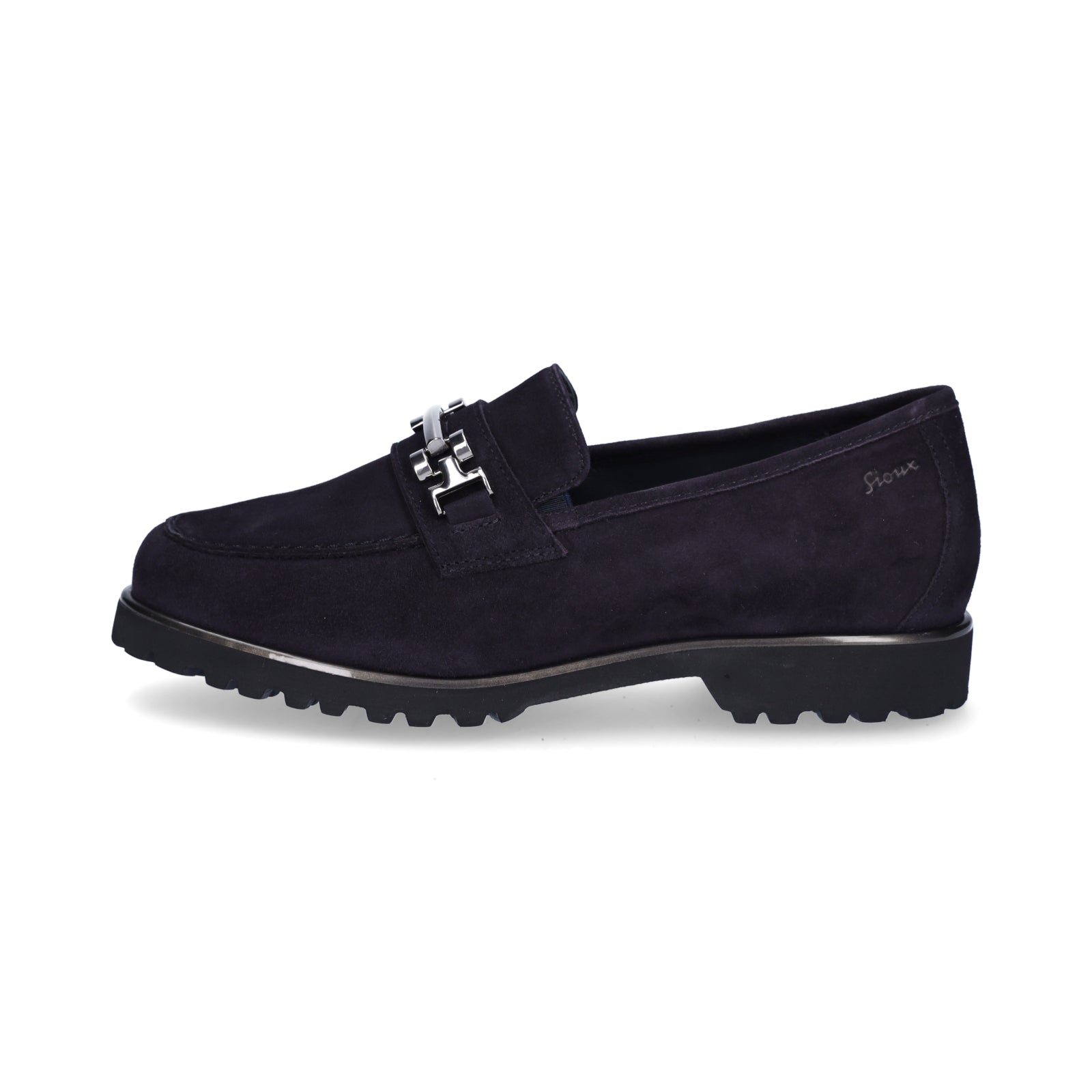 Sioux Damen Slipper Meredith-752-H dunkelblau