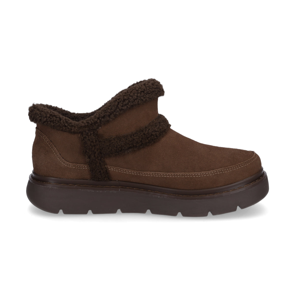 Skechers Women's Keepsakes Lite Winter Snug Boot dark brown
