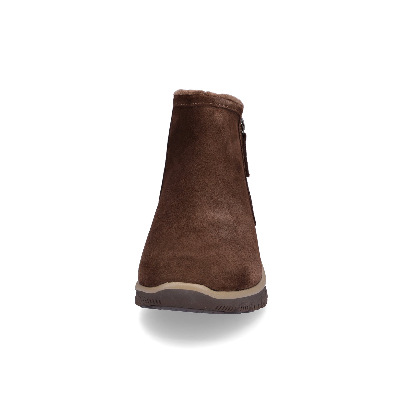 Skechers Damen Boot Easy Going Urban Zip braun