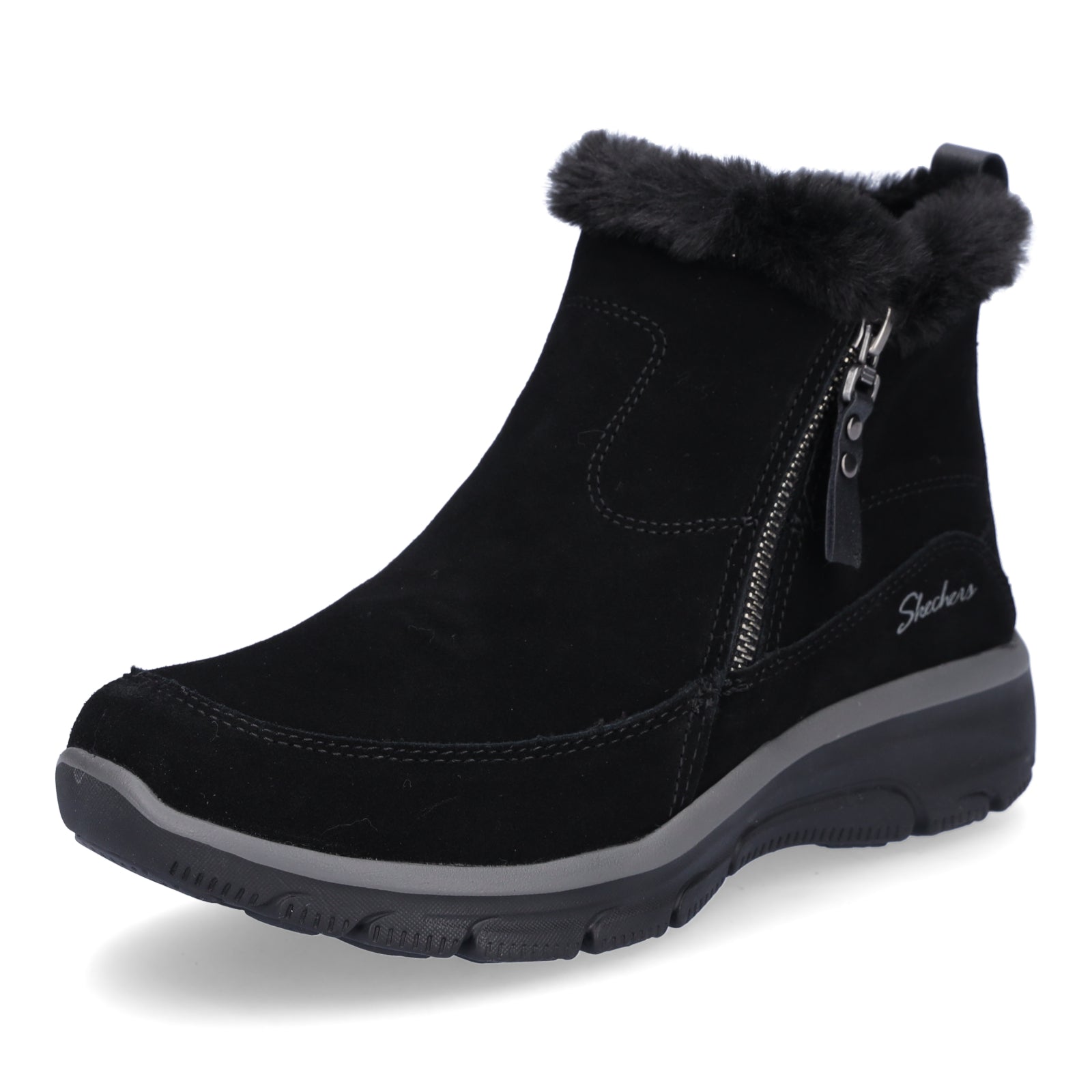 Skechers Damen Boot Easy Going Cool Zip! schwarz