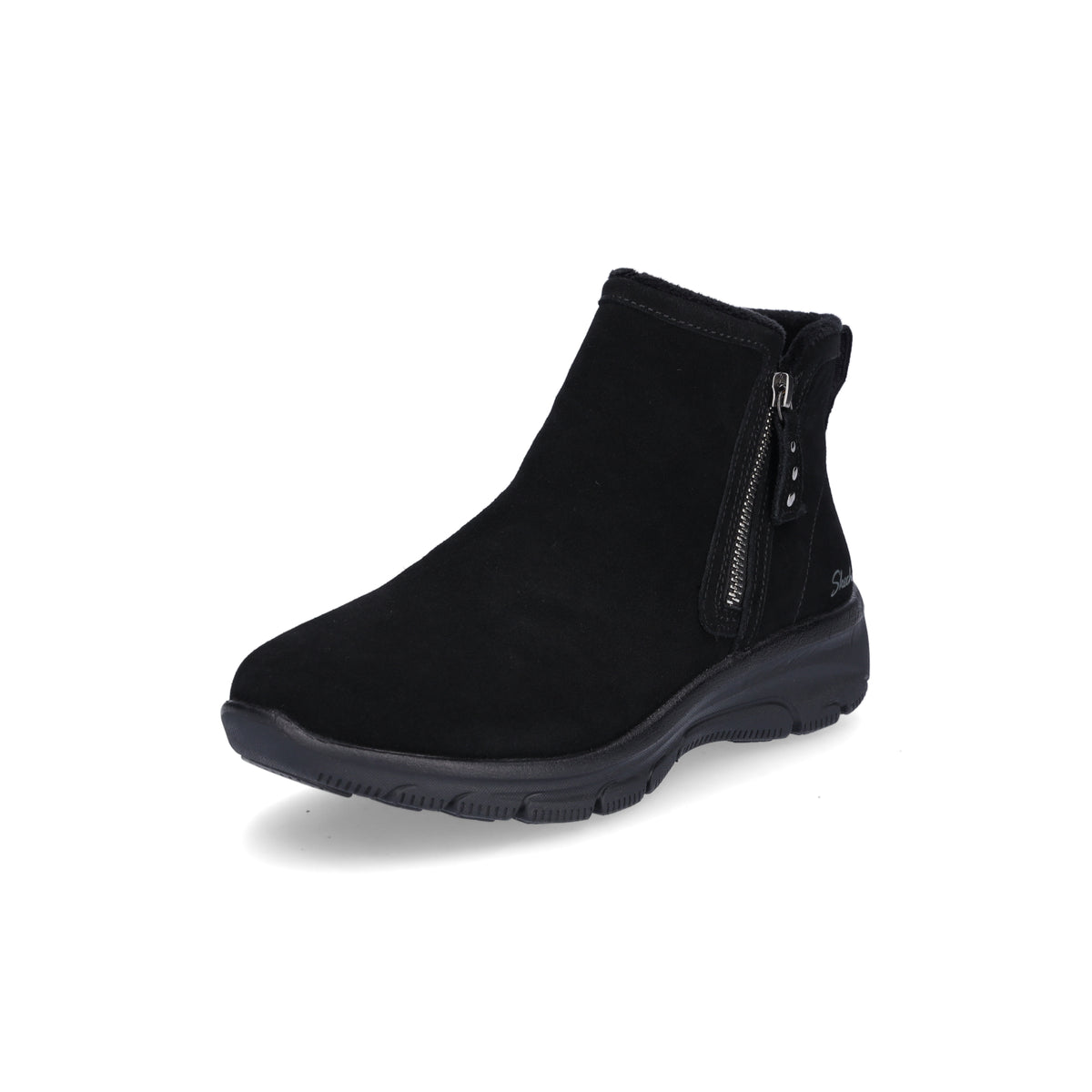 Skechers Women's Easy Going Urban Zip Boot Black