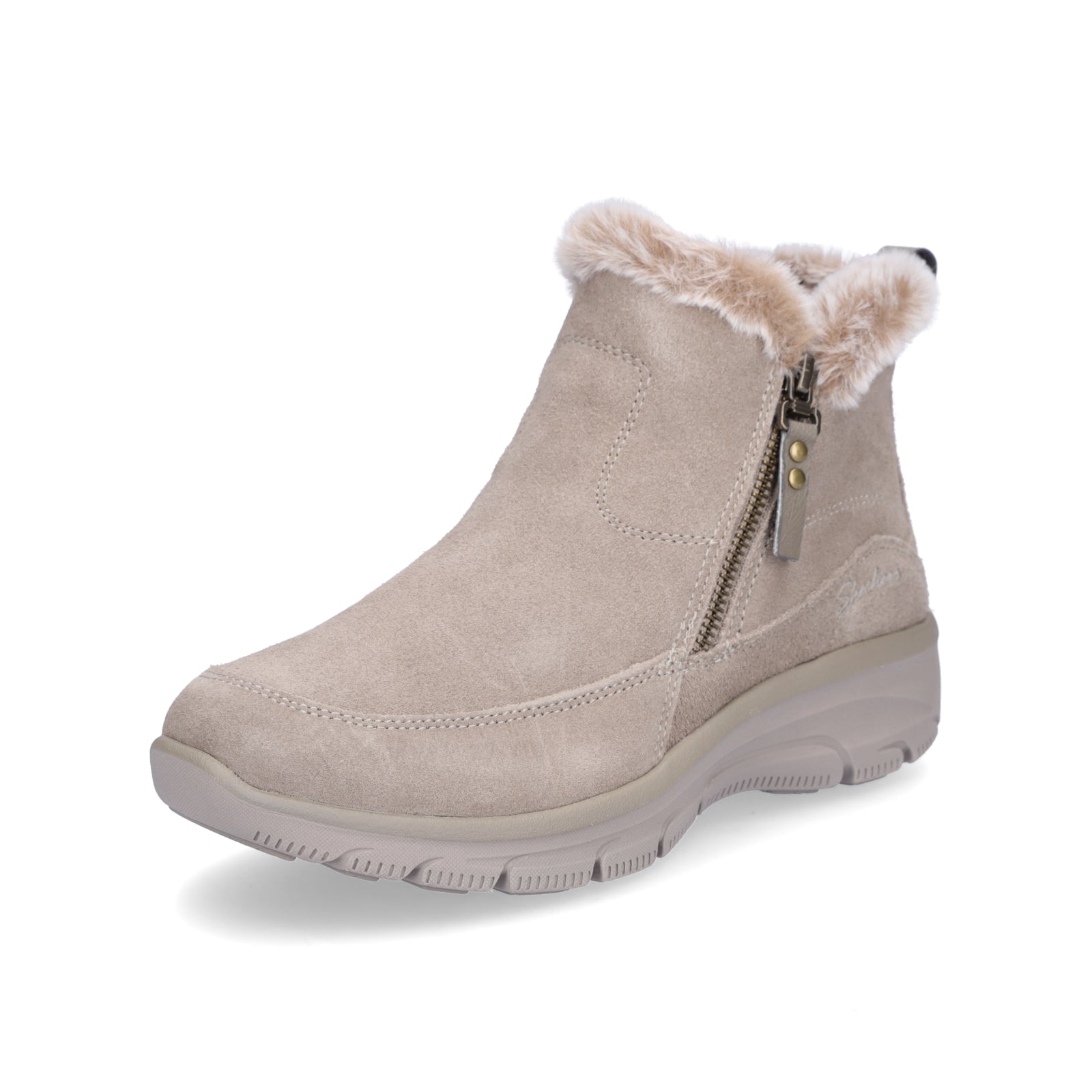 Skechers Women's Boot Easy Going Cool Zip! taupe
