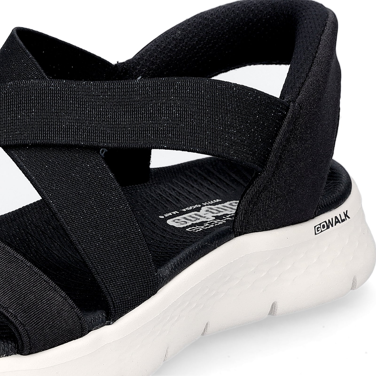 Skechers Damen Sandale Go Walk Flex Glimmer Up blau