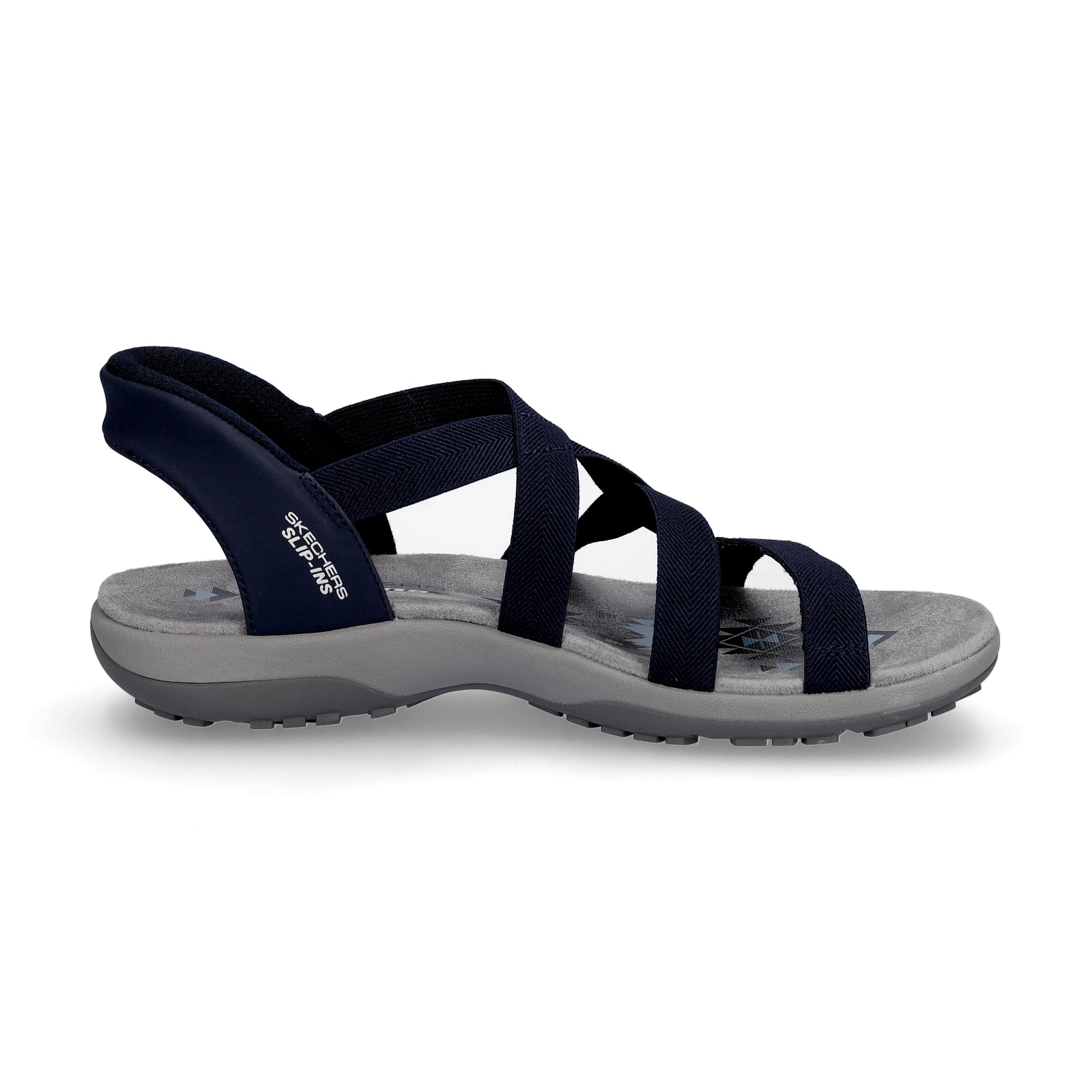 Skechers women's sandal Reggae Slim Stretch Flex navy
