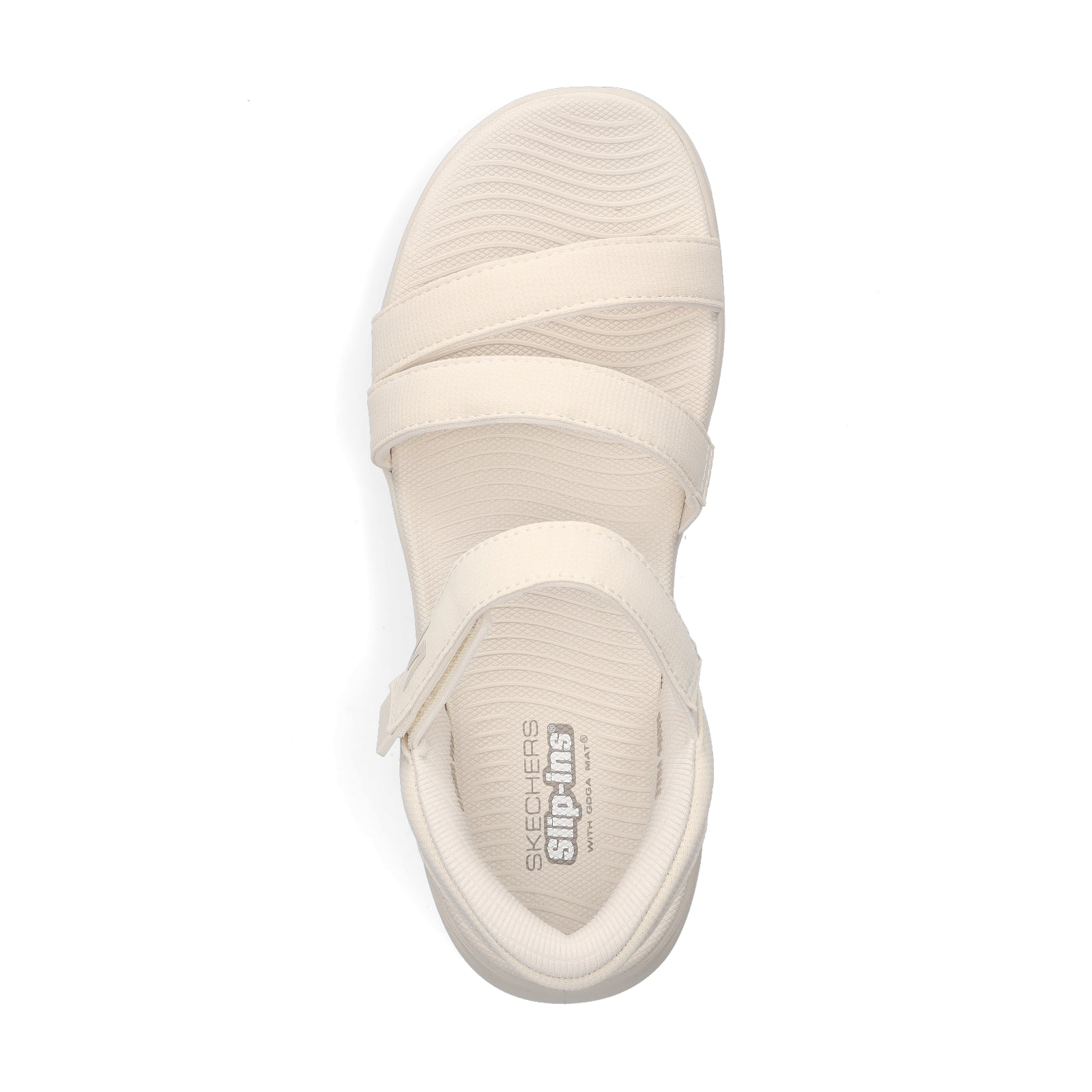 Skechers Damen Sandale Go Walk Glide-Step 2.0 Ella offwhite