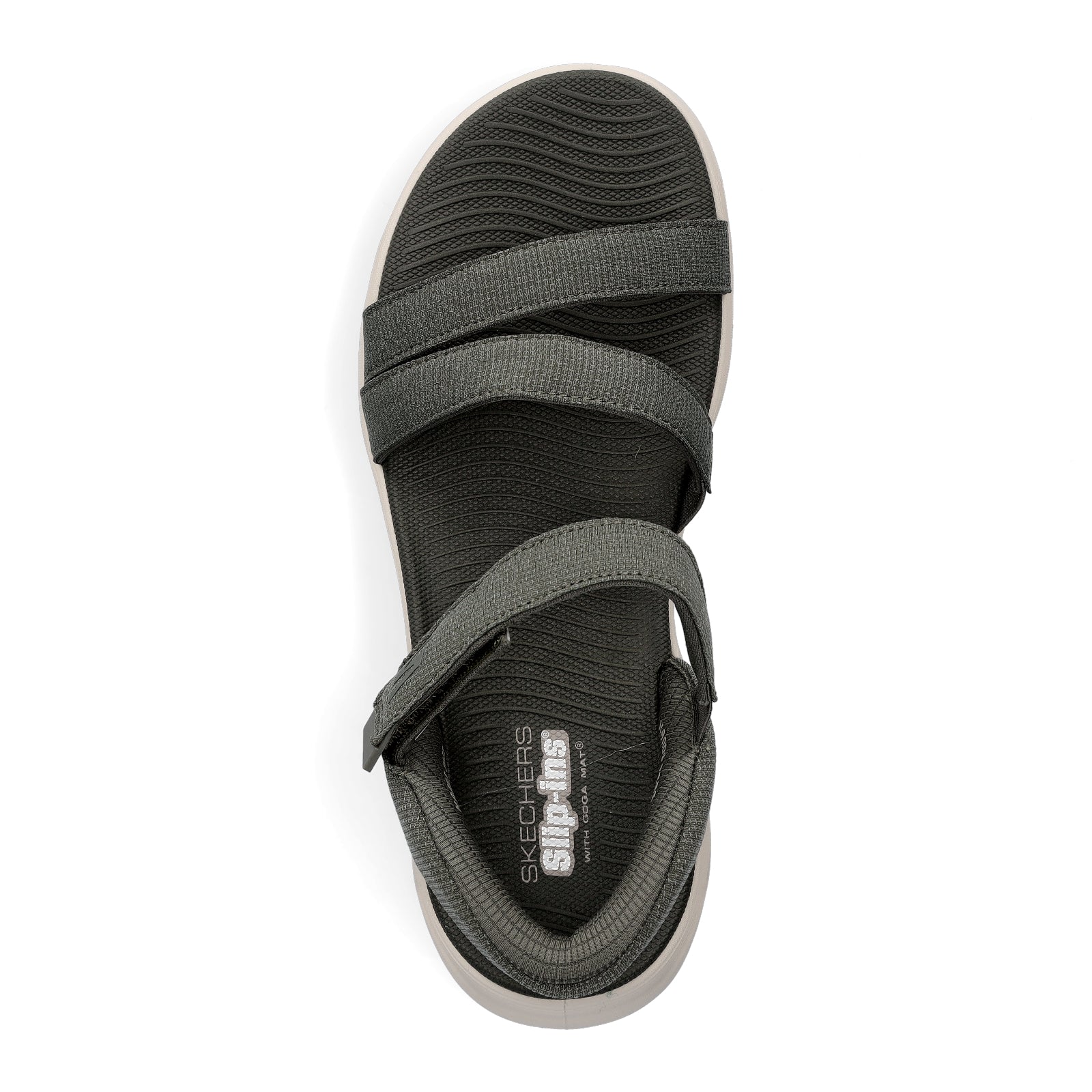 Skechers Damen Sandale Go Walk Glide-Step 2.0 Ella oliv